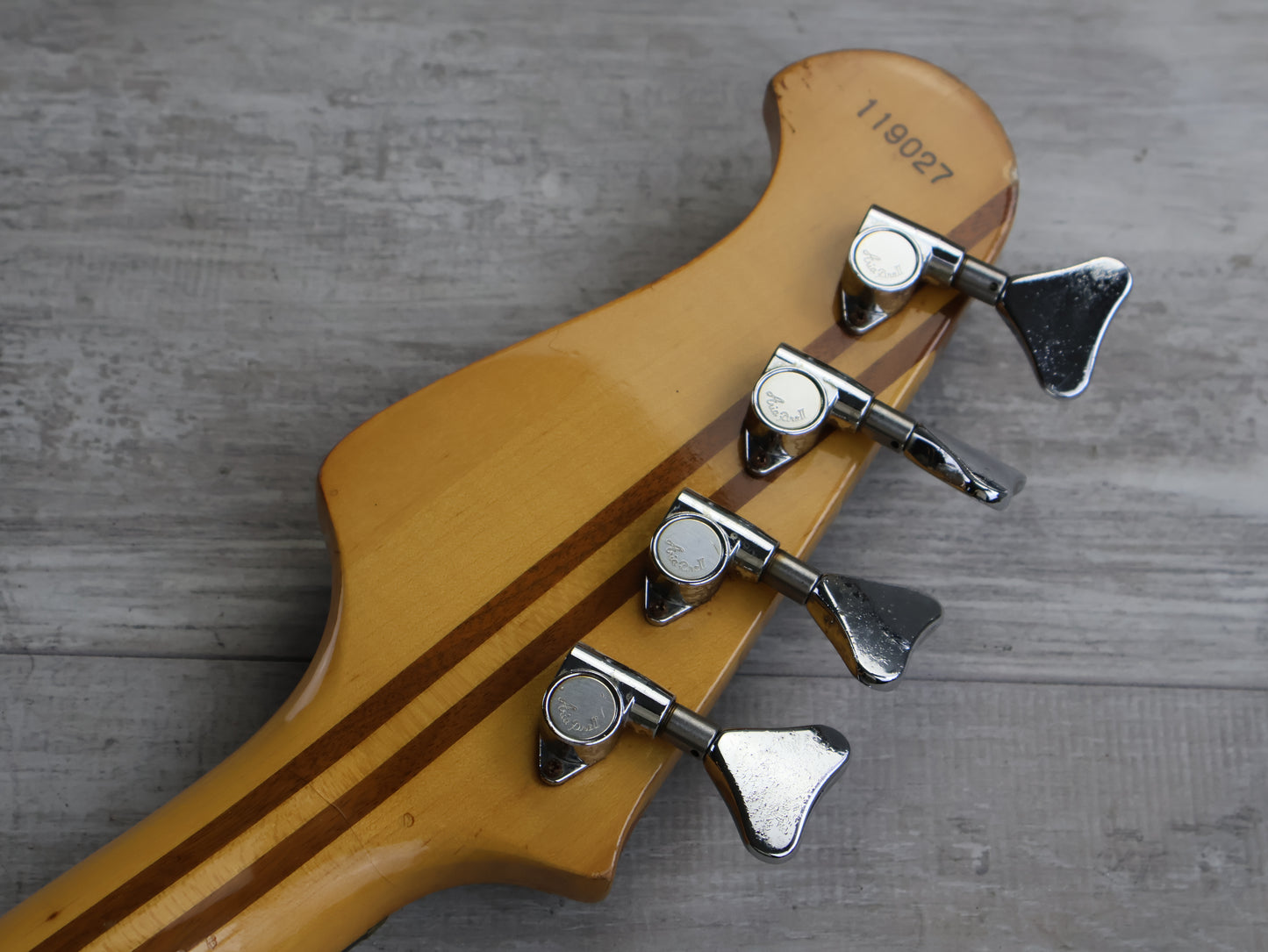 1981 Aria Pro II Japan RSB-800 Neckthrough Electric Bass (Japan Brown)