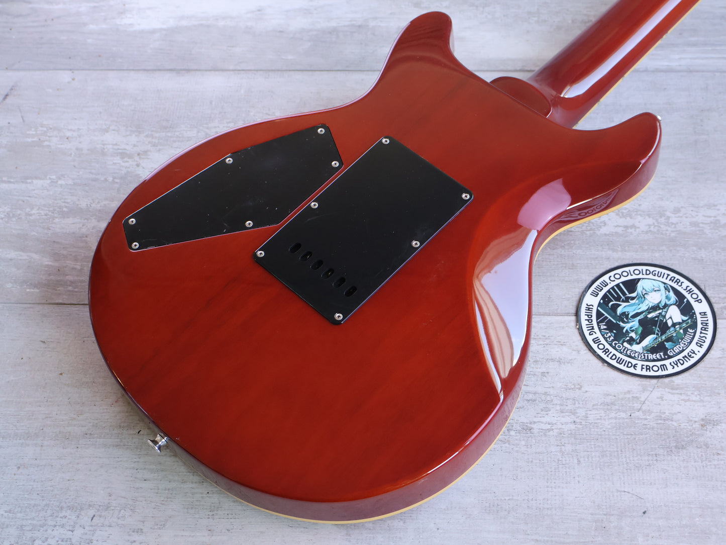 2014 Edwards (by ESP Japan) E-KT-135SQM Double Cutaway (Tiger Eye)