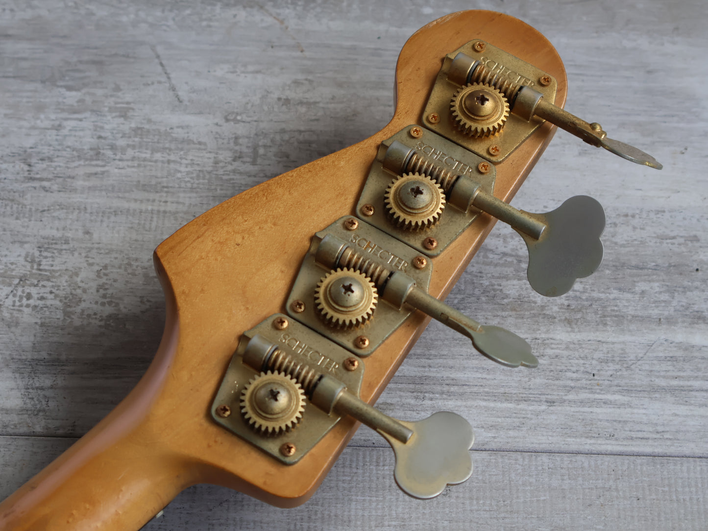 1988 Schecter Japan Precision Bass w/EMG's (Candy Apple Red)