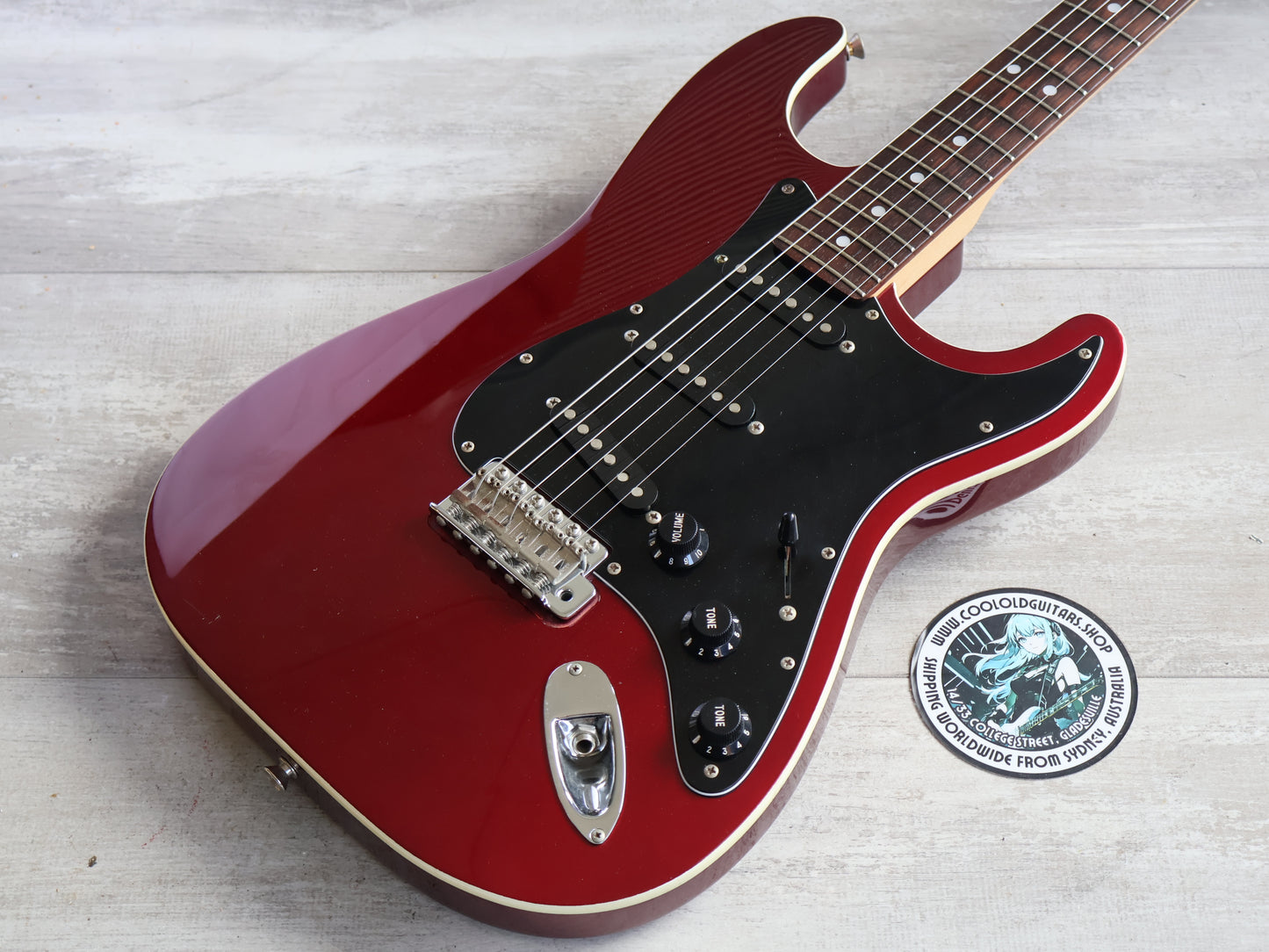2012 Fender Japan AST Aerodyne Stratocaster (Old Candy Apple Red)