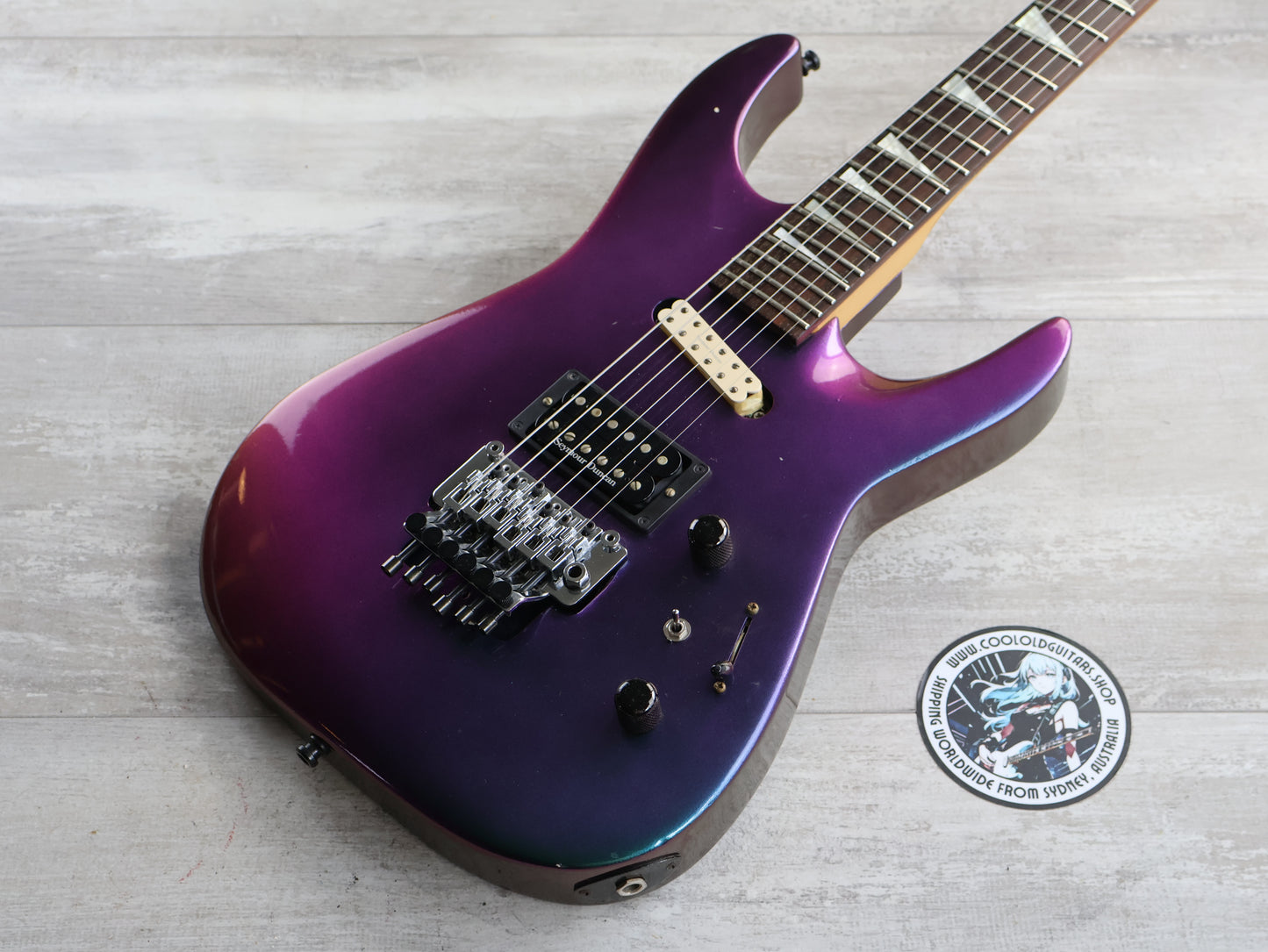 1991 Charvel Jackson Japan SDK-105-SH Super Dinky (Colour Changing Pearlescent)