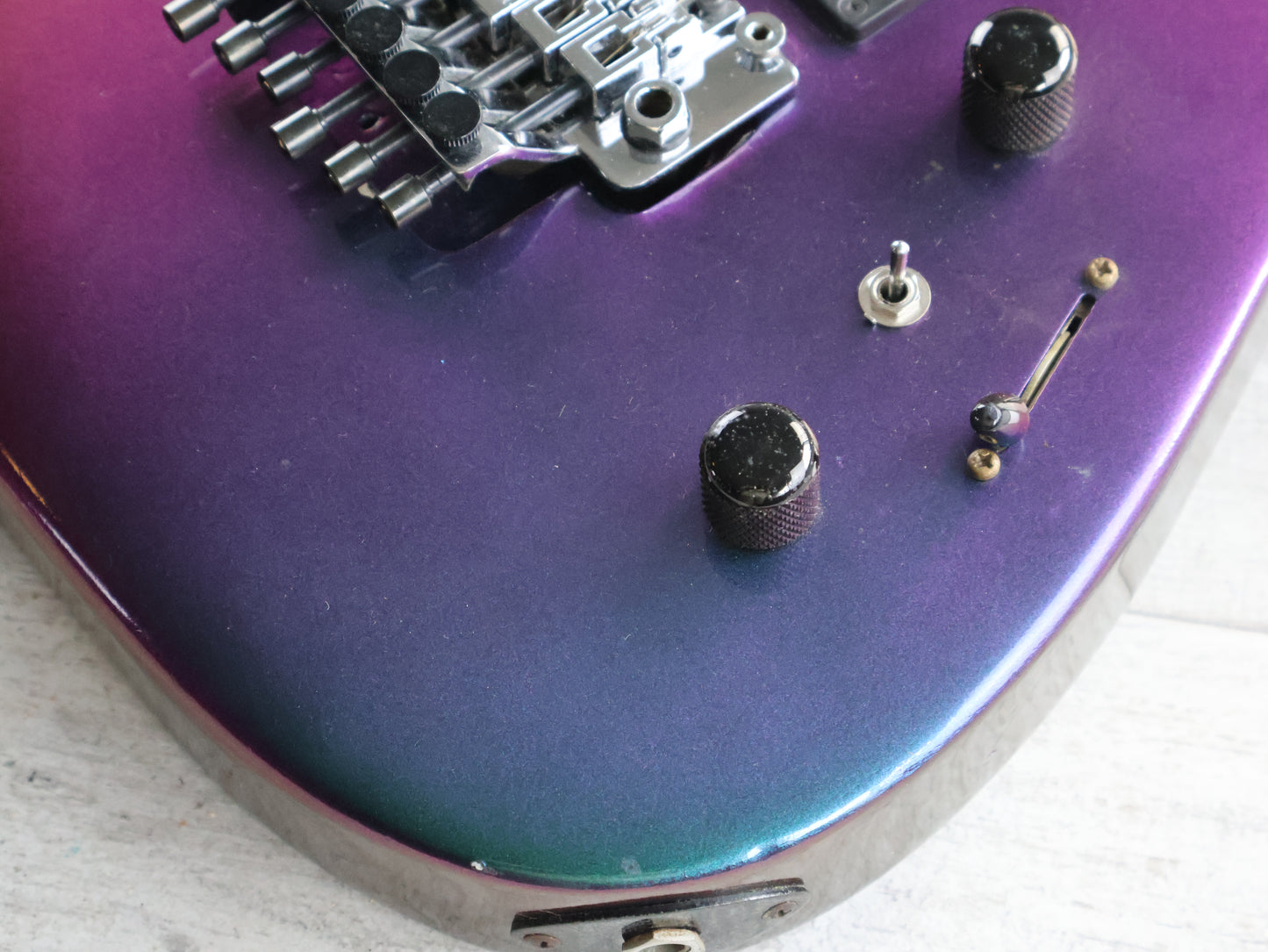 1991 Charvel Jackson Japan SDK-105-SH Super Dinky (Colour Changing Pearlescent)
