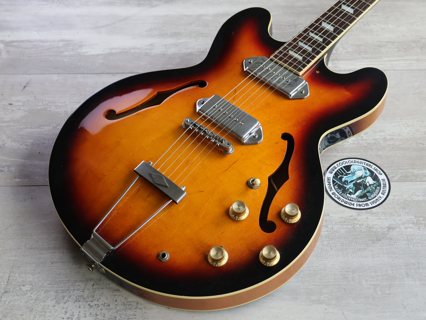 1996 Epiphone Casino Hollowbody Reissue - Paul McCartney (Three-Tone Sunburst)