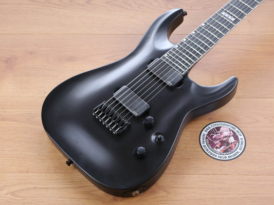 E-II (by ESP Japan) Horizon NT-7B Neckthrough 7-String Baritone w/EMG's (Black Satin)