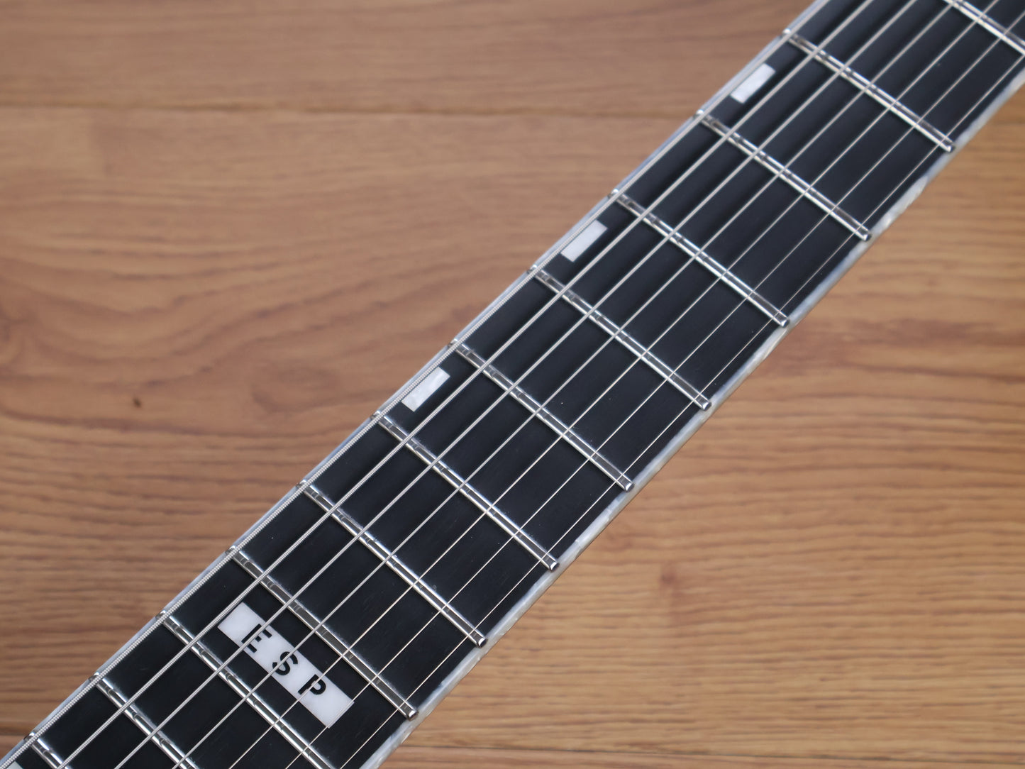 E-II (by ESP Japan) Horizon NT-7B Neckthrough 7-String Baritone w/EMG's (Black Satin)