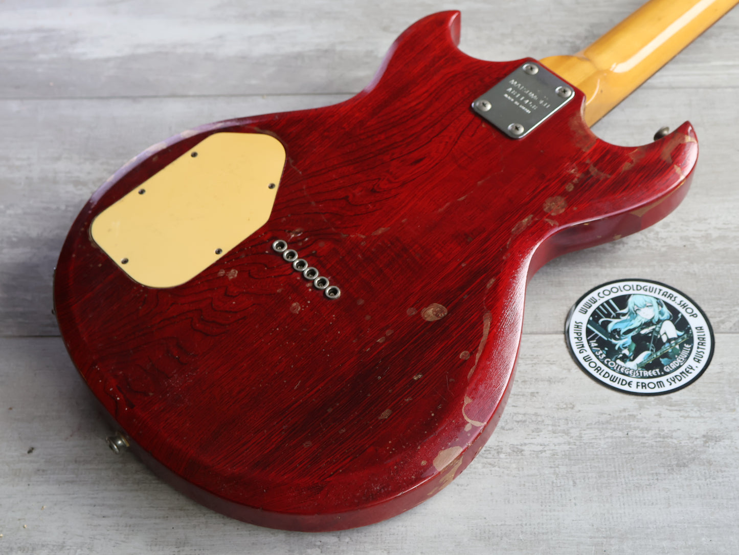 1981 Aria Pro II Japan CS-350 Cardinal Double Cutaway (Red)
