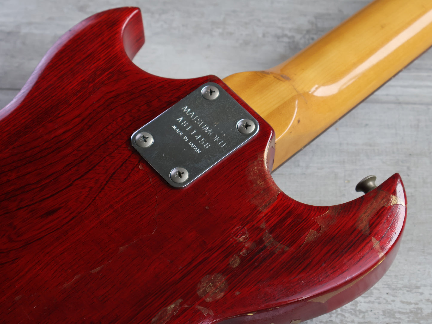 1981 Aria Pro II Japan CS-350 Cardinal Double Cutaway (Red)