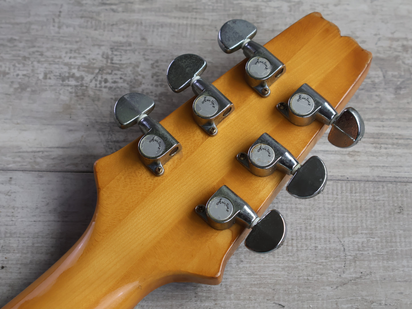 1981 Aria Pro II Japan CS-350 Cardinal Double Cutaway (Red)