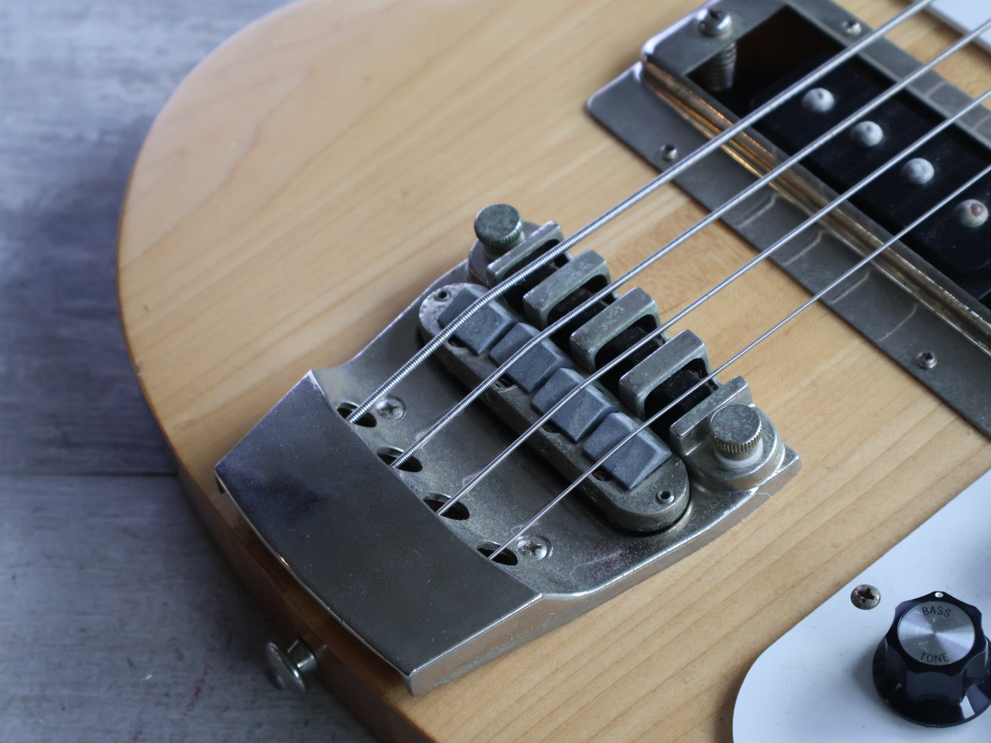 1983 Greco Japan PMB70 "Rock History Series" Electric Bass (Natural)