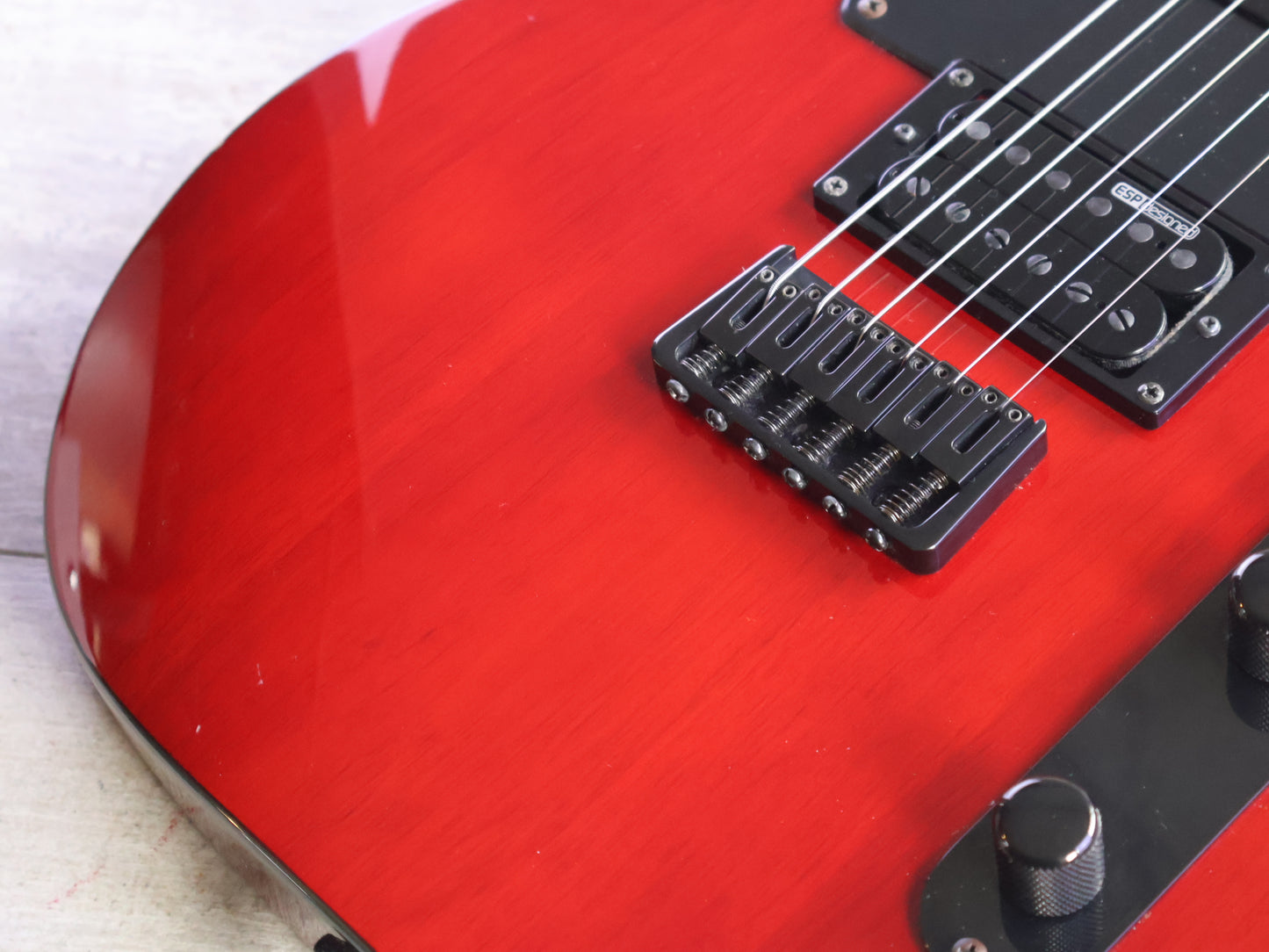 ESP LTD TE-200 HH Telecaster (See Thru Black Cherry)
