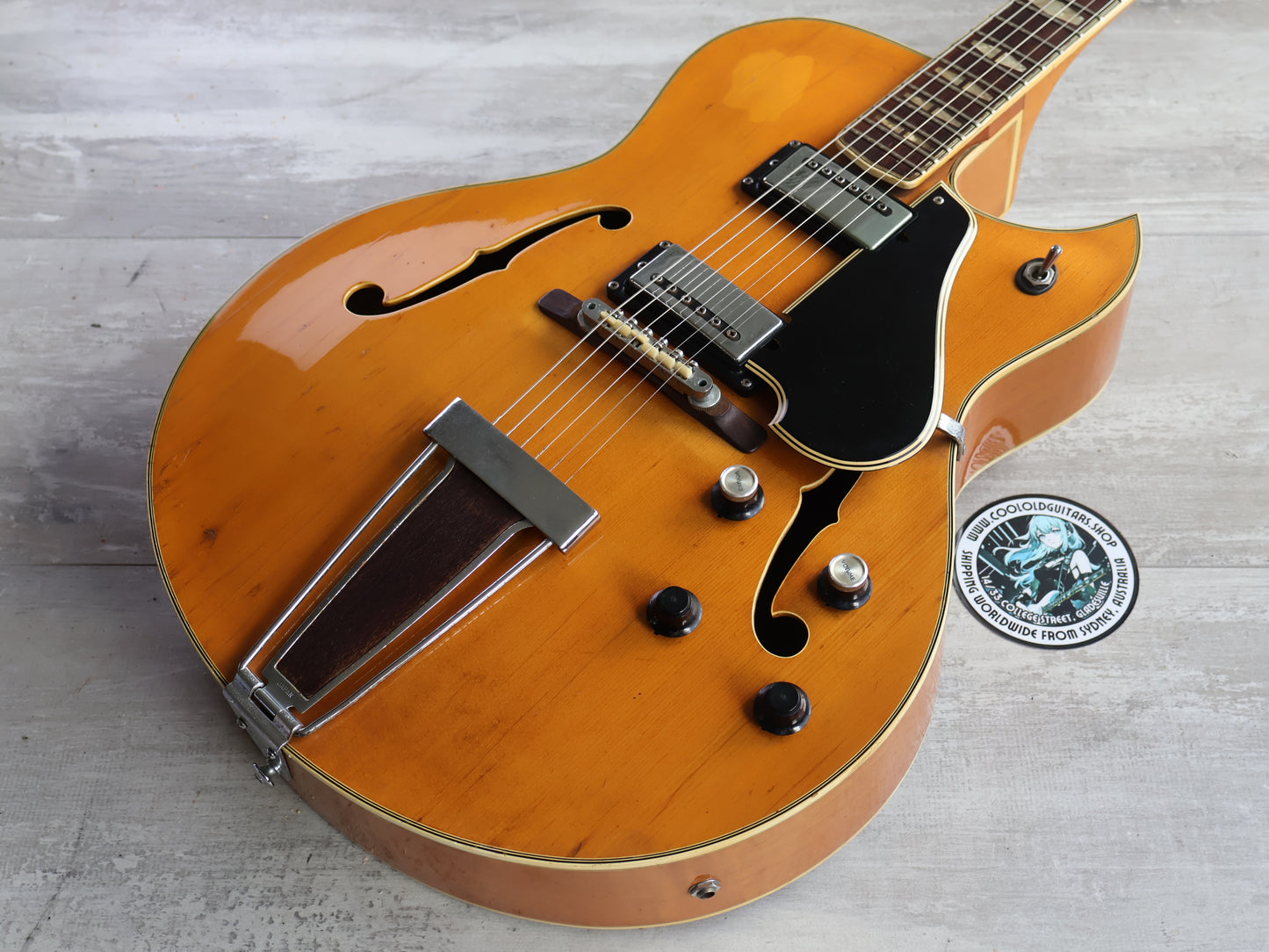 1969 Yamaha Japan AE11 Hollowbody Jazzbox (Natural)
