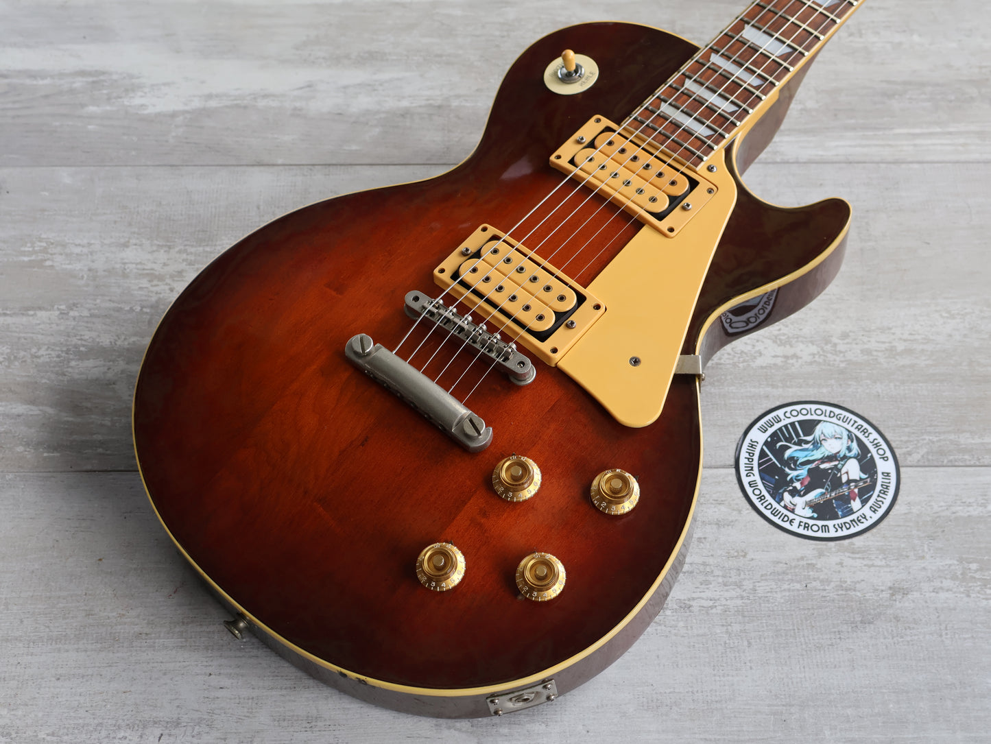 1983 Yamaha Japan SL550S Studio Lord Les Paul Standard (Brown Oil Stain)