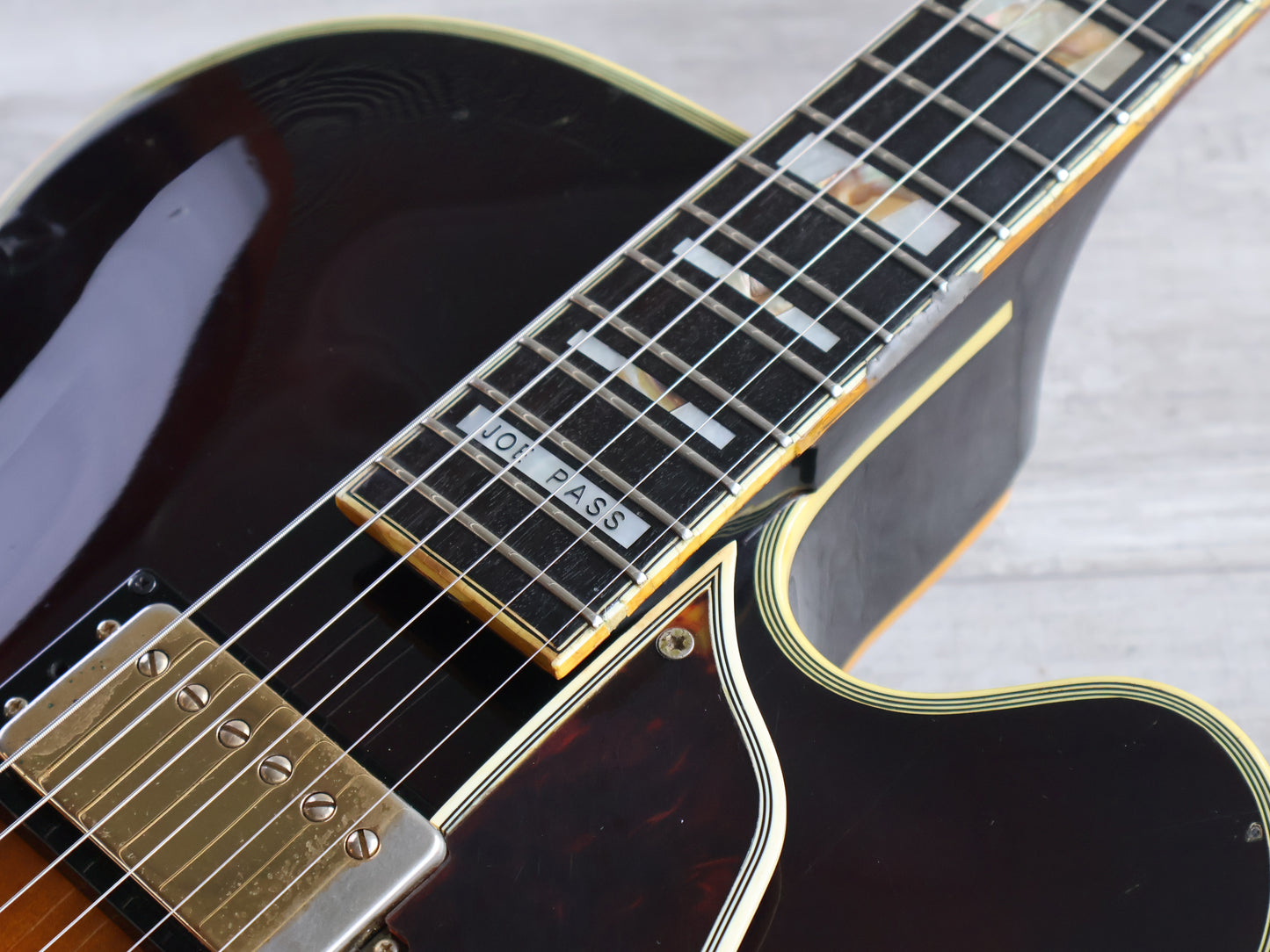 1983 Ibanez Japan JP20 Joe Pass Signature Hollowbody (Brown Sunburst)