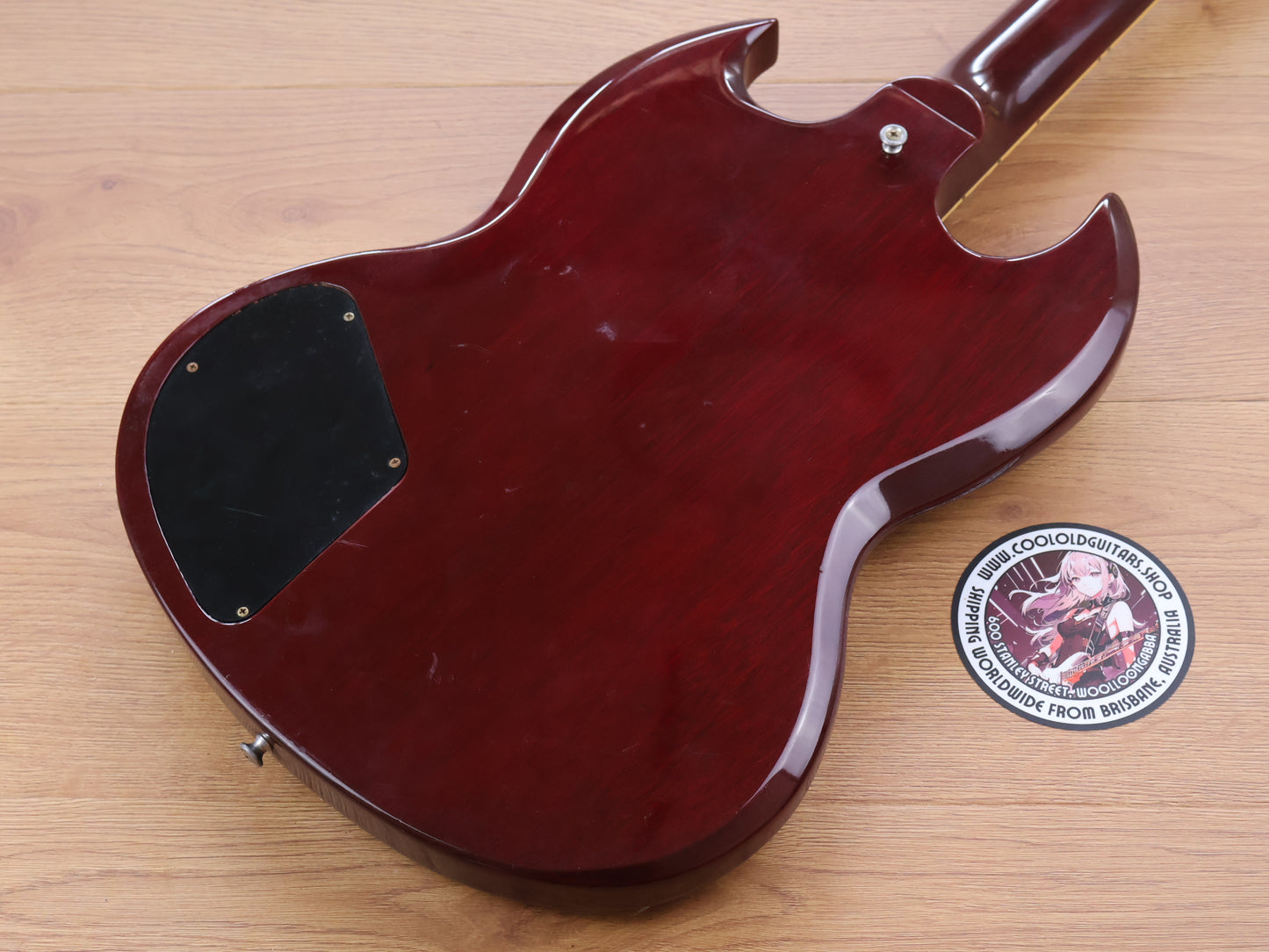 1990 Gibson USA '62 Reissue "Small Guard" SG (Wine Red) w/Case