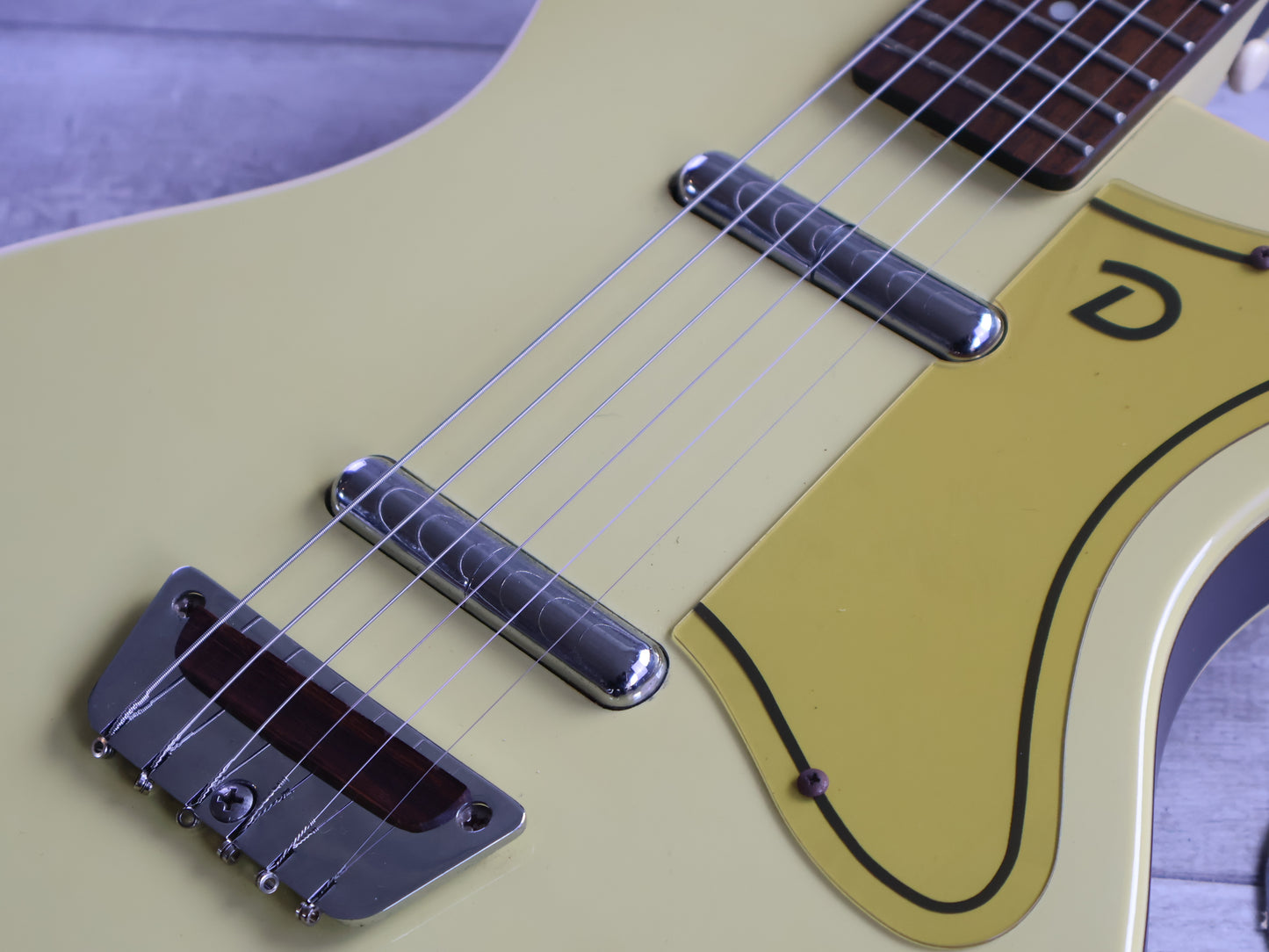 1990's Danelectro Korea '56 U2 Electric Guitar (Cream)