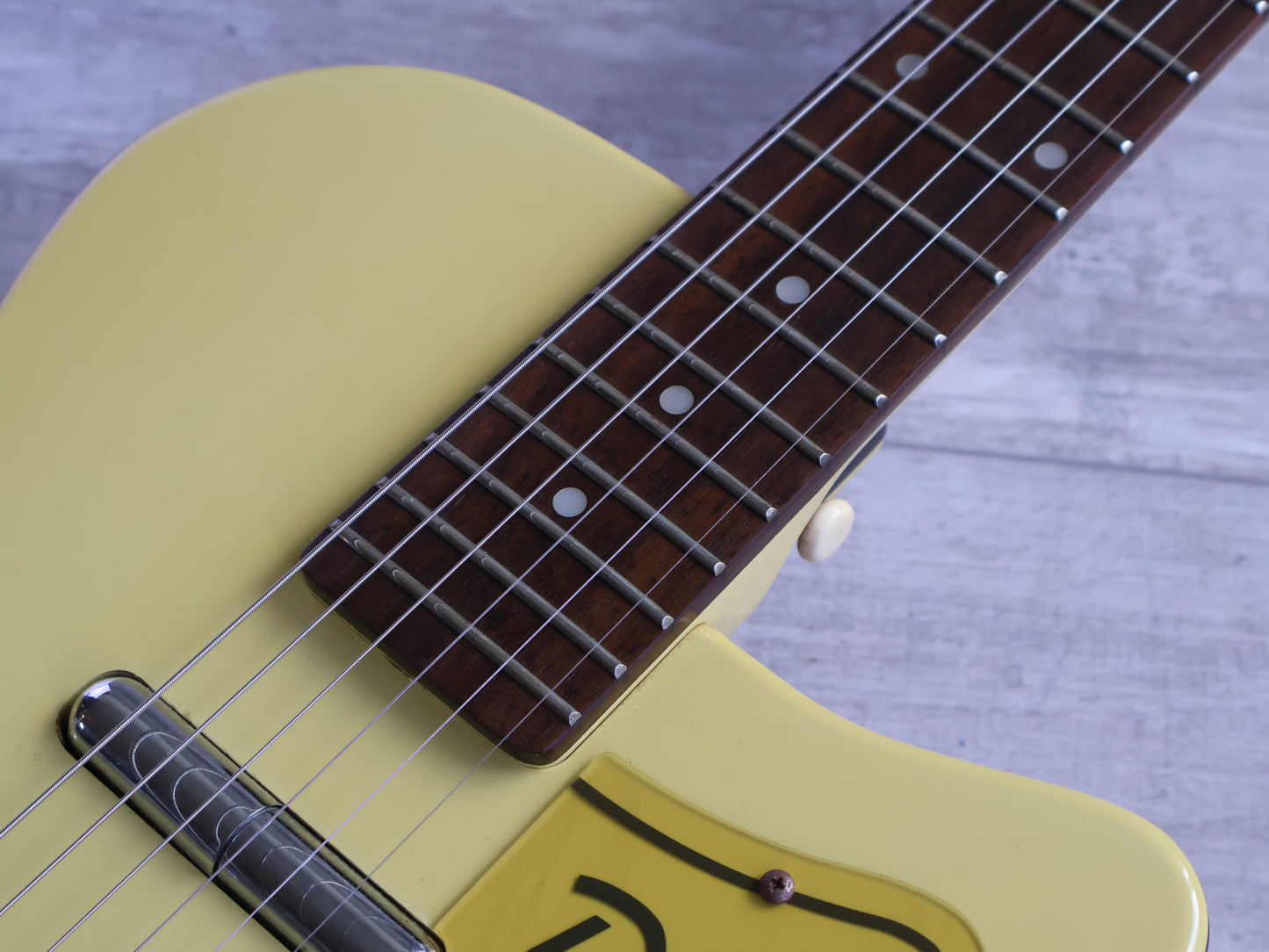1990's Danelectro Korea '56 U2 Electric Guitar (Cream)