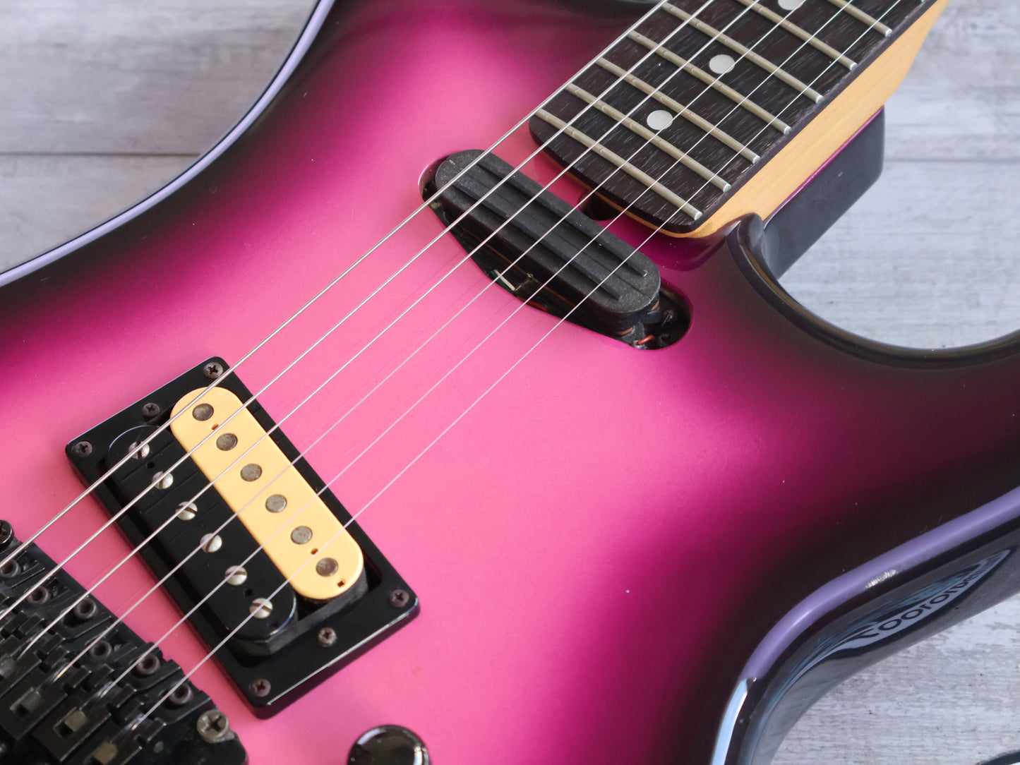 1980's Kramer Japan EK1-BF HS Superstrat (Purple Burst)