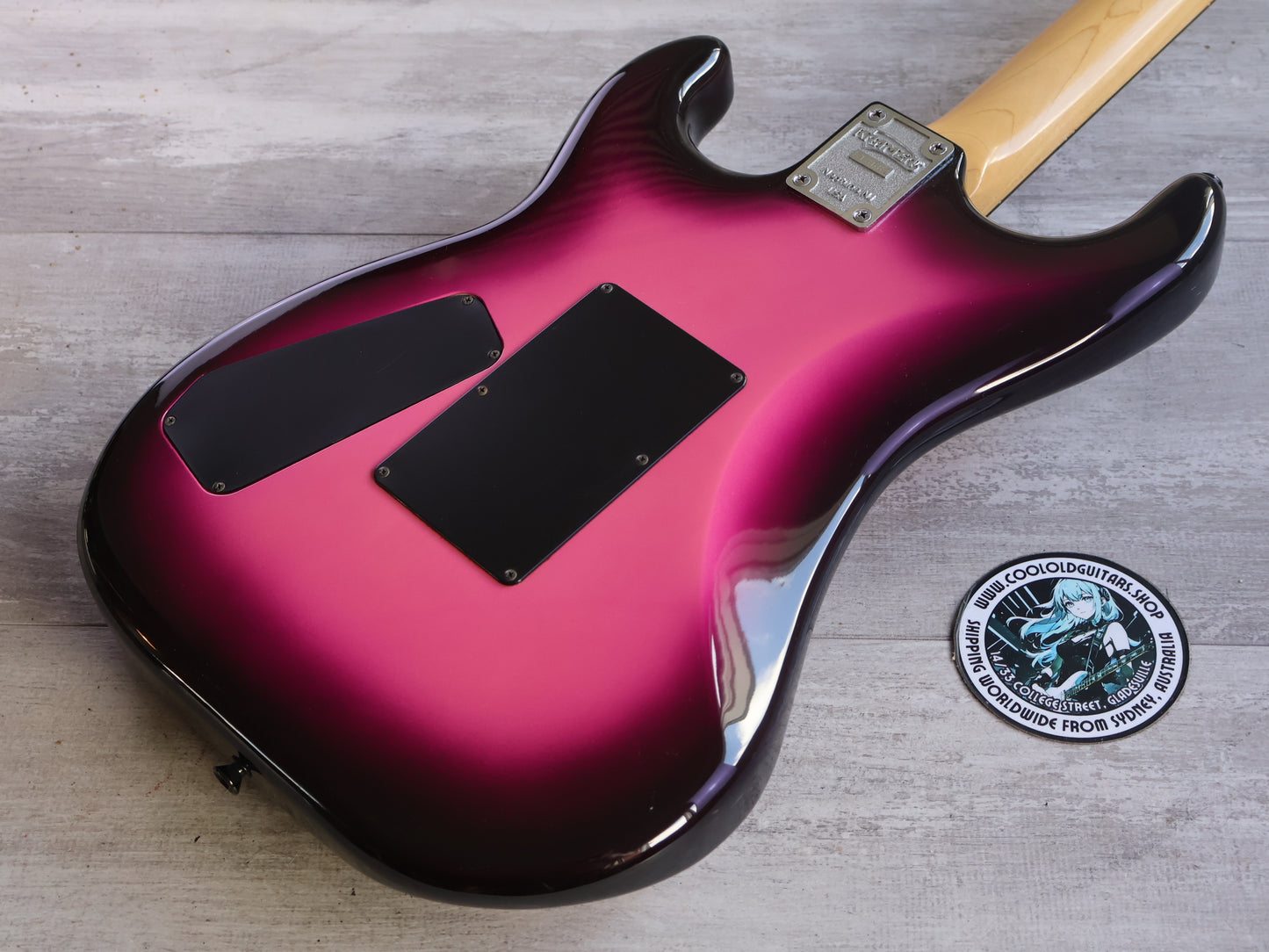 1980's Kramer Japan EK1-BF HS Superstrat (Purple Burst)