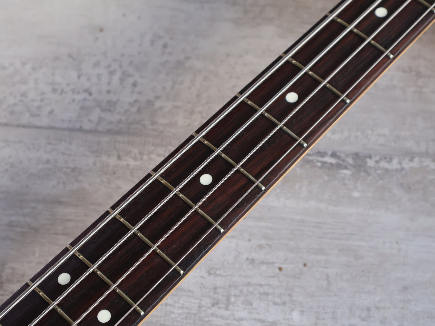 2006 Fender Japan AJB-65 Aerodyne Jazz Bass (Dolphin Grey)