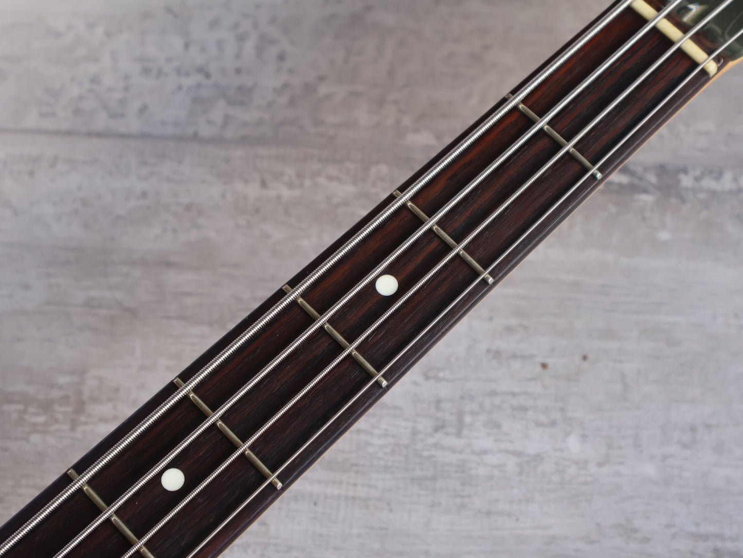 2006 Fender Japan AJB-65 Aerodyne Jazz Bass (Dolphin Grey)
