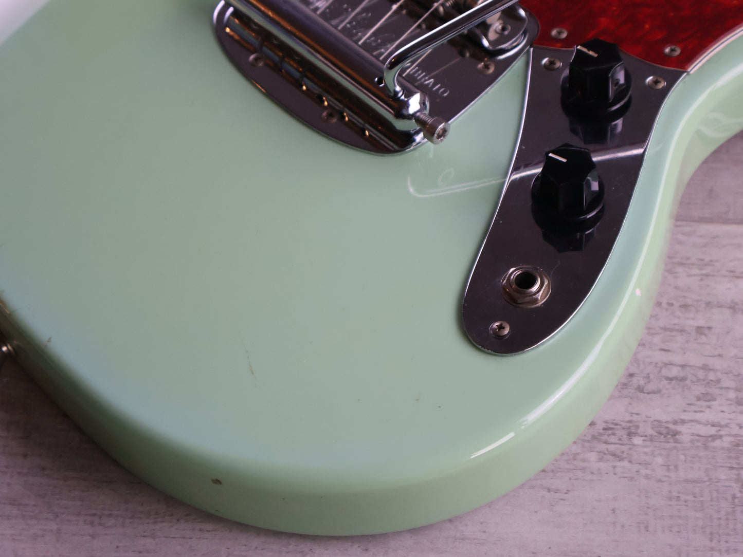 1997 Fender Japan MG69-65 '69 Reissue Mustang (Sonic Blue)