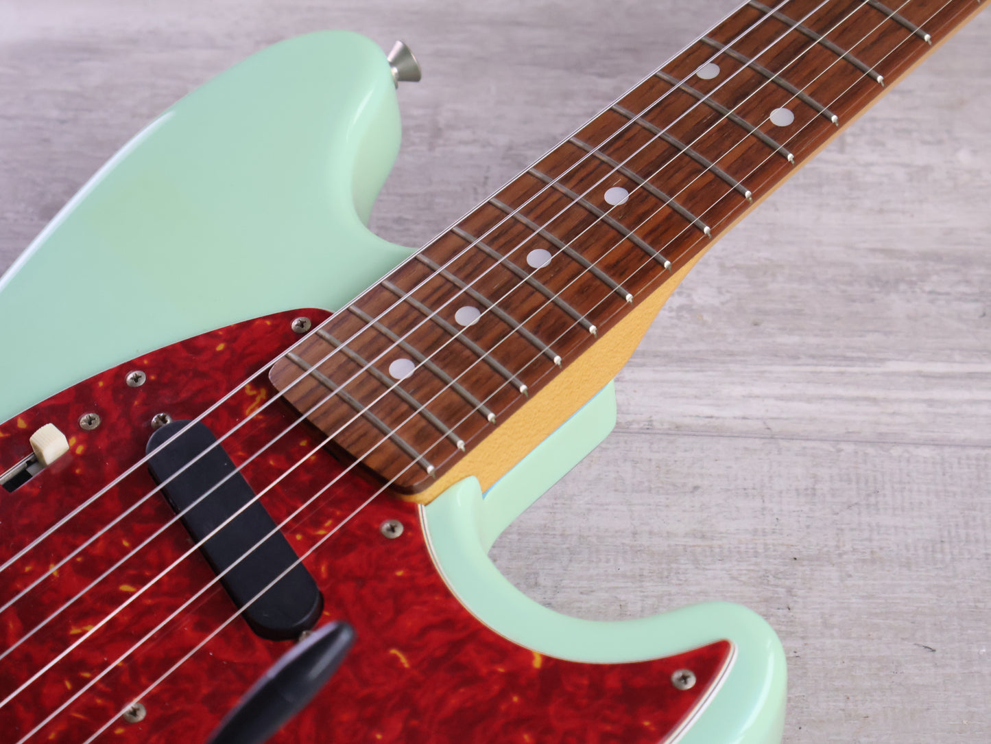 1997 Fender Japan MG69-65 '69 Reissue Mustang (Sonic Blue)