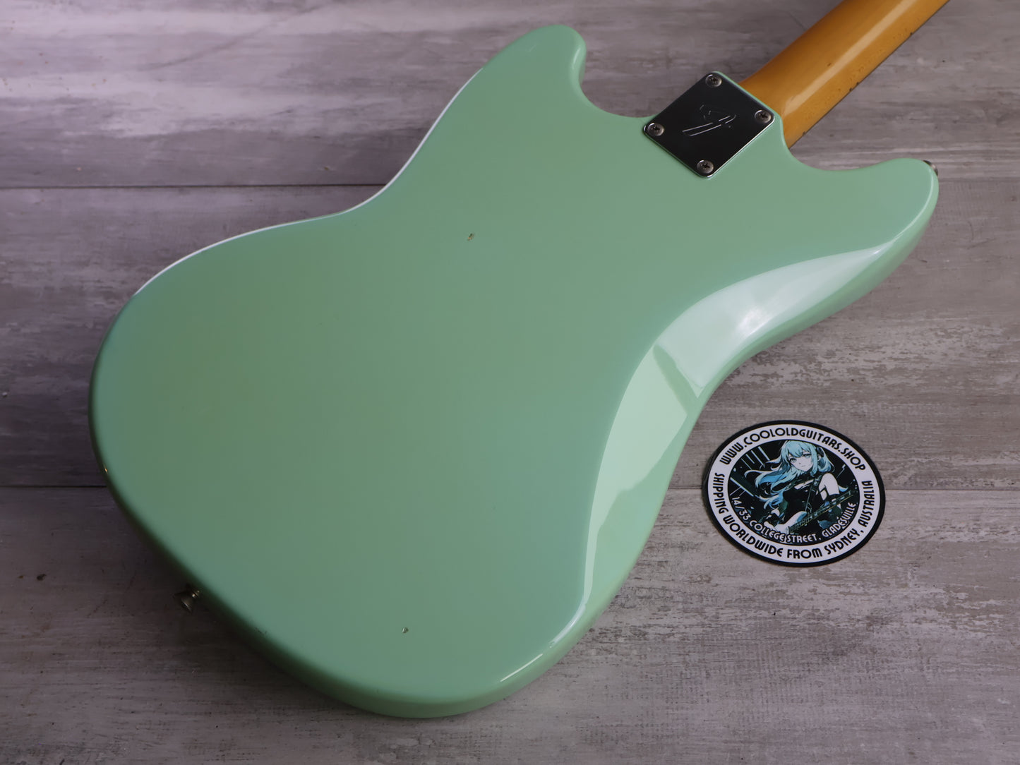 1997 Fender Japan MG69-65 '69 Reissue Mustang (Sonic Blue)