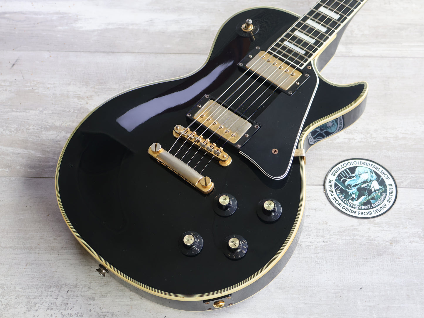 1990's Greco EGC '50's Reissue Les Paul Custom (Ebony)