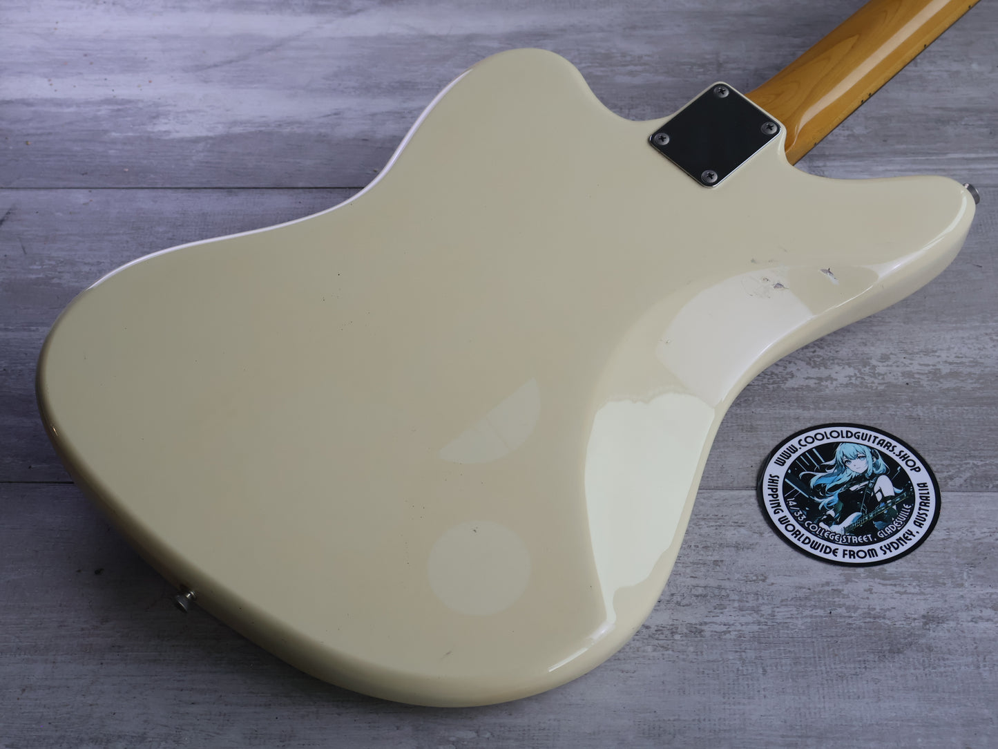 2006 Fender Japan JG66-93 '66 Reissue Jaguar (Vintage White)