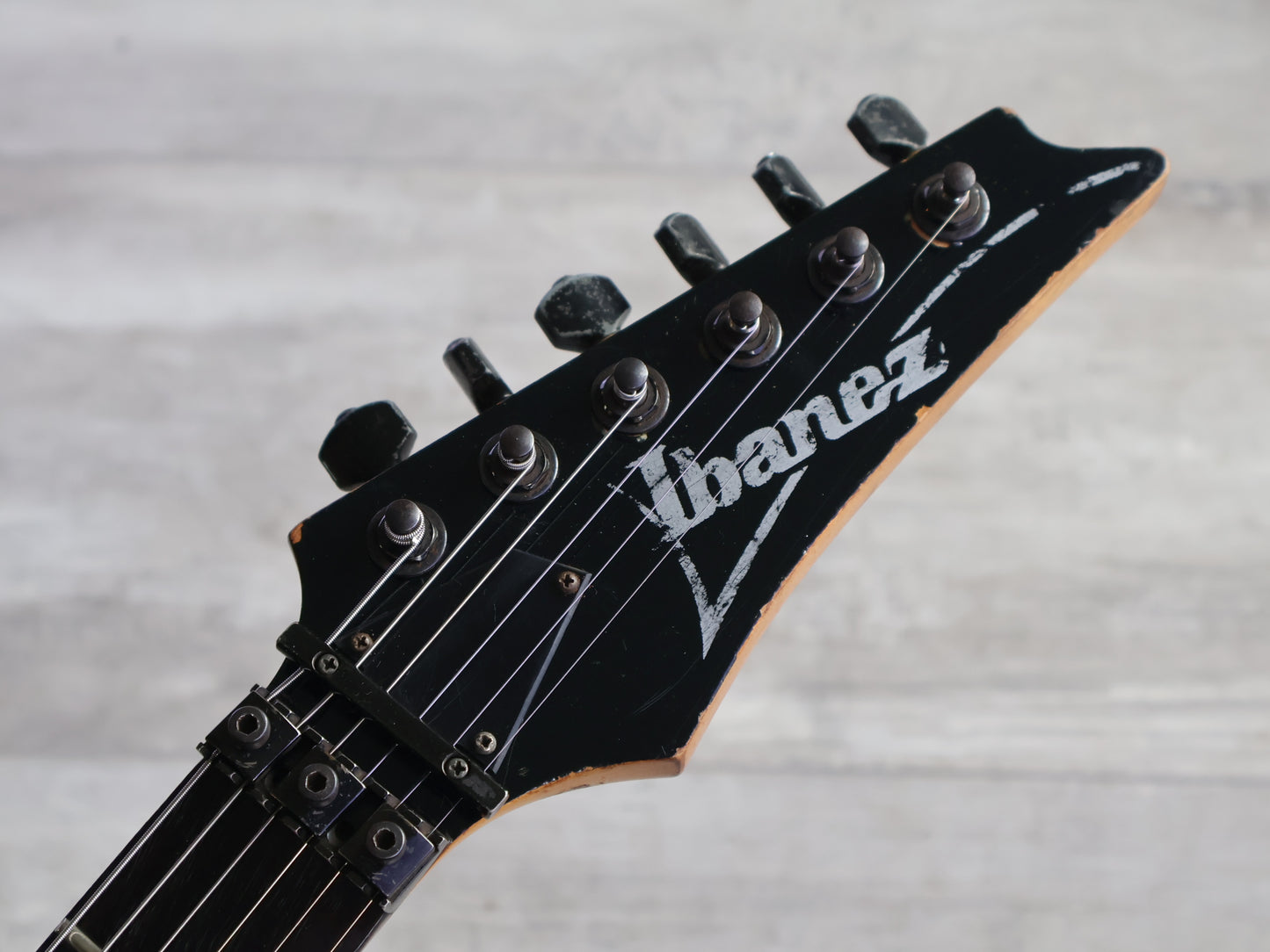 1987 Ibanez RG440PAH/PLG-65 Transitional Era HSS Superstrat (Black)