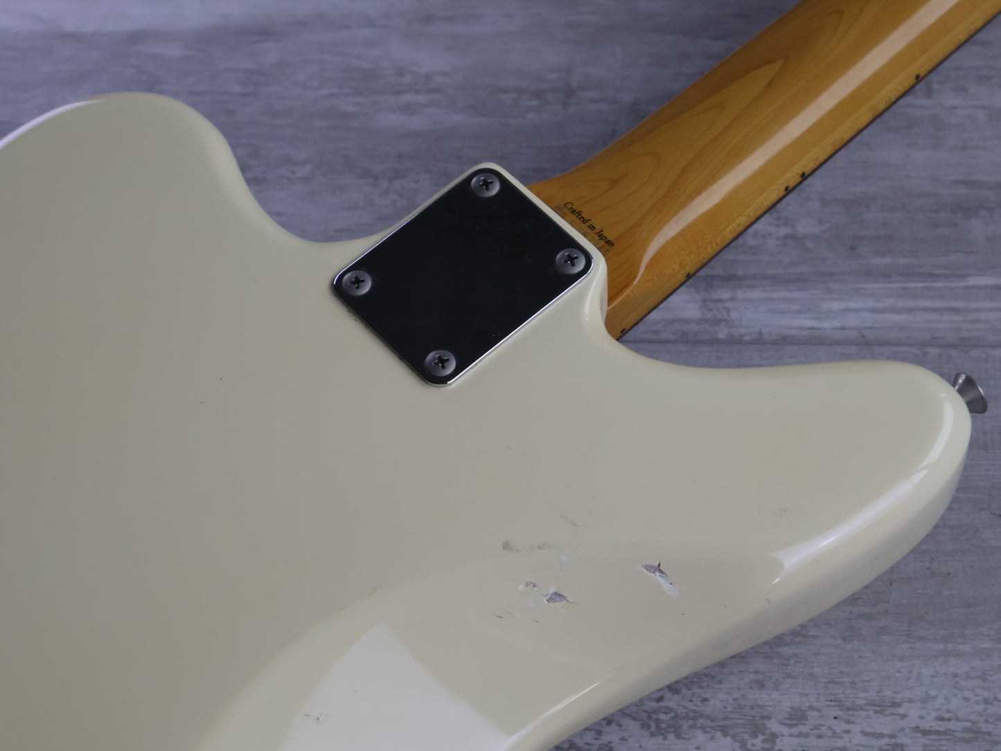 2006 Fender Japan JG66-93 '66 Reissue Jaguar (Vintage White)