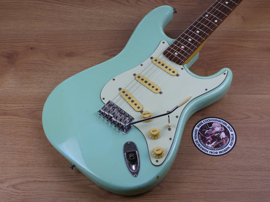 1999 Fender Japan ST62-70TX '62 Reissue Stratocaster w/Texas Specials (Faded Surf Green)