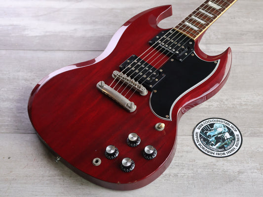 1991 Burny RSG-60 '63 Reissue SG Double Cutaway (Cherry Red)