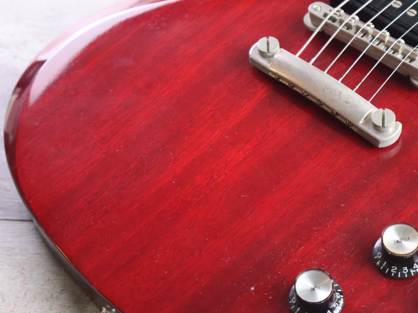 1991 Burny RSG-60 '63 Reissue SG Double Cutaway (Cherry Red)