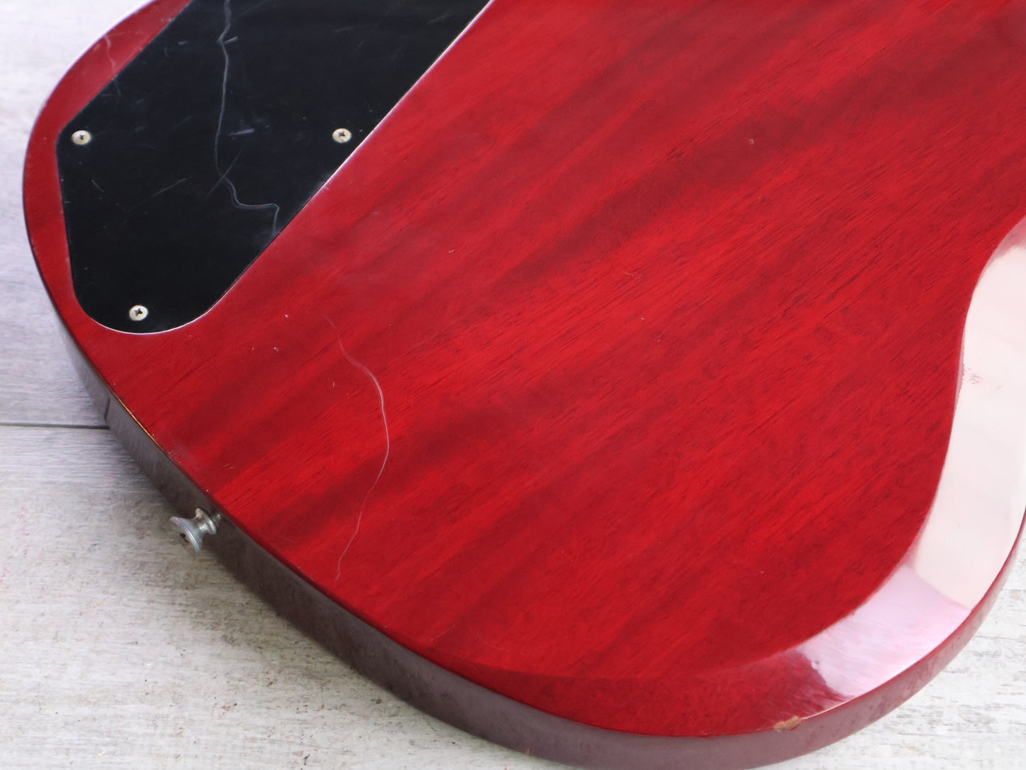 1991 Burny RSG-60 '63 Reissue SG Double Cutaway (Cherry Red)