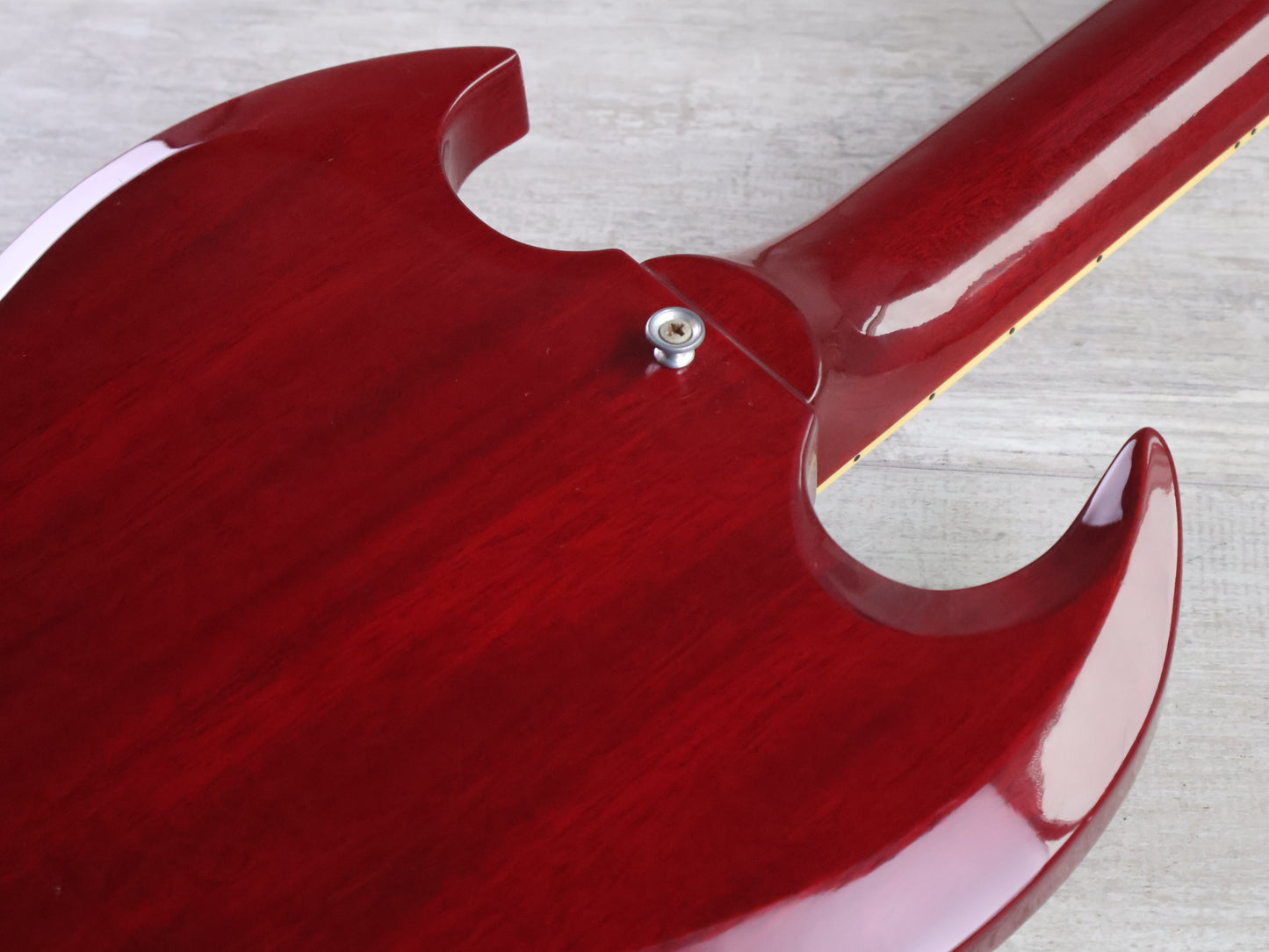 1991 Burny RSG-60 '63 Reissue SG Double Cutaway (Cherry Red)