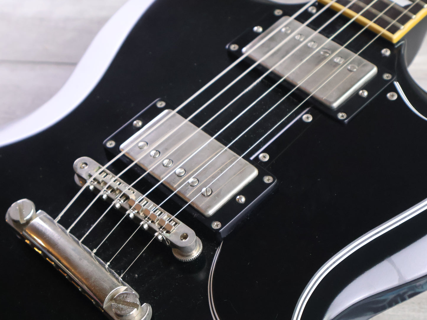 2012 Edwards (by ESP Japan) E-SG-120LT2 SG Double Cutaway (Black)