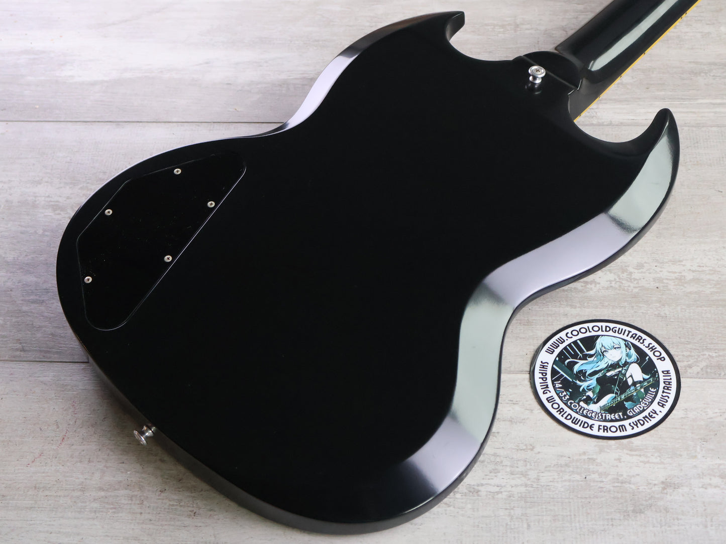 2012 Edwards (by ESP Japan) E-SG-120LT2 SG Double Cutaway (Black)