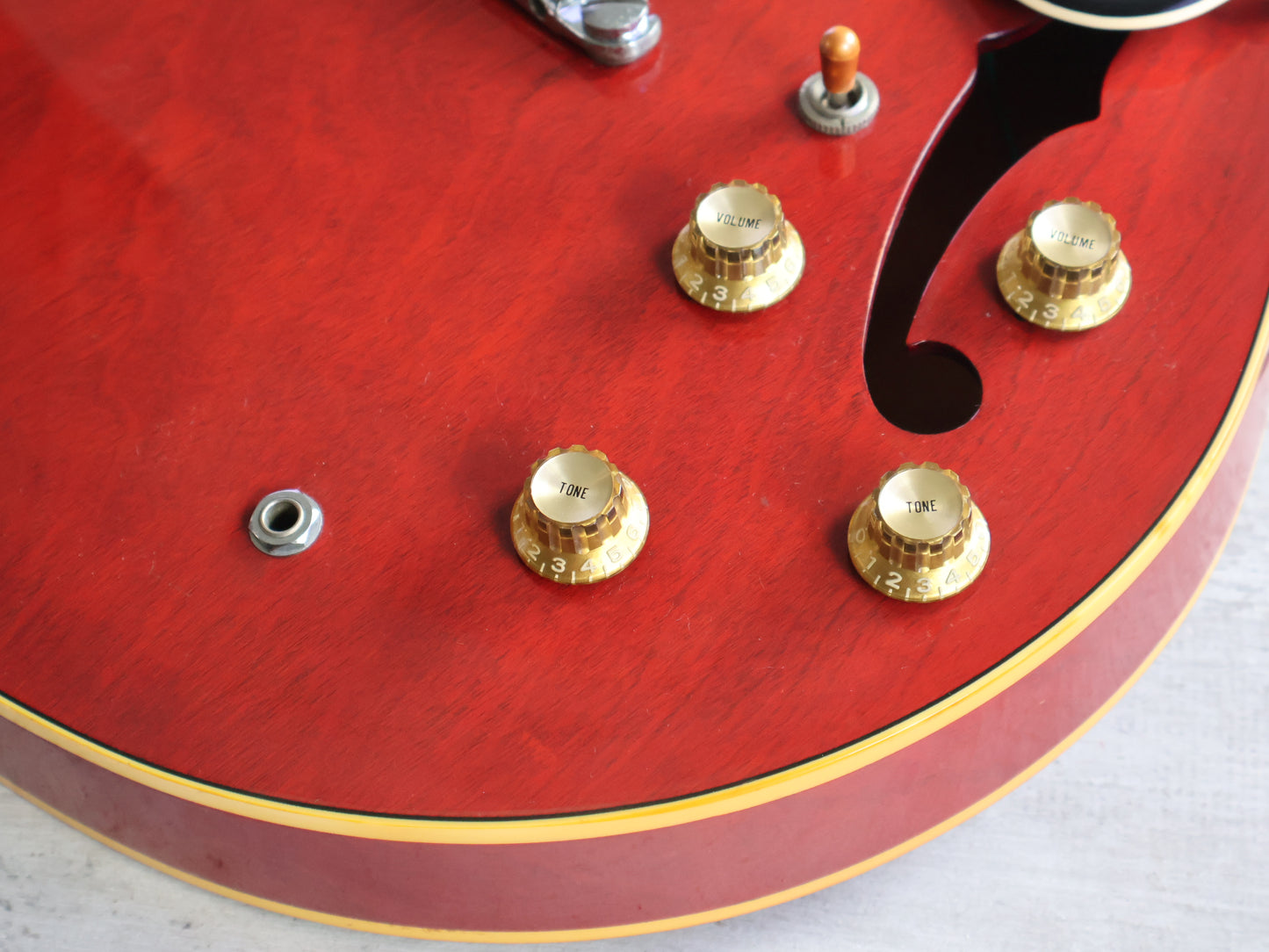 1980 Yamaha Japan SA-1000 ES-335 Semi-Hollowbody (Persimmon Red)