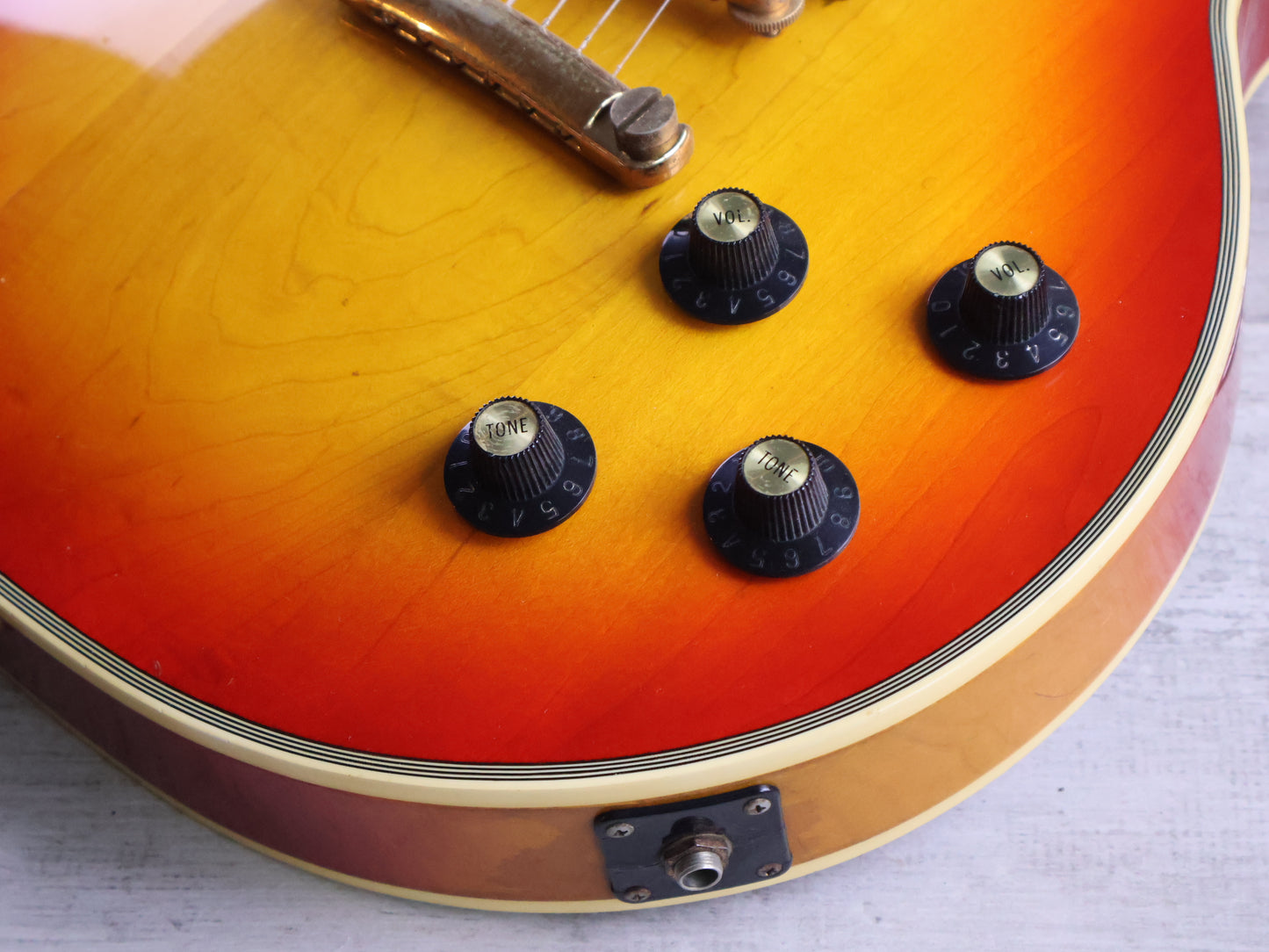 1981 Greco Japan EG-500C Super Power Les Paul Custom (Cherry Sunburst)