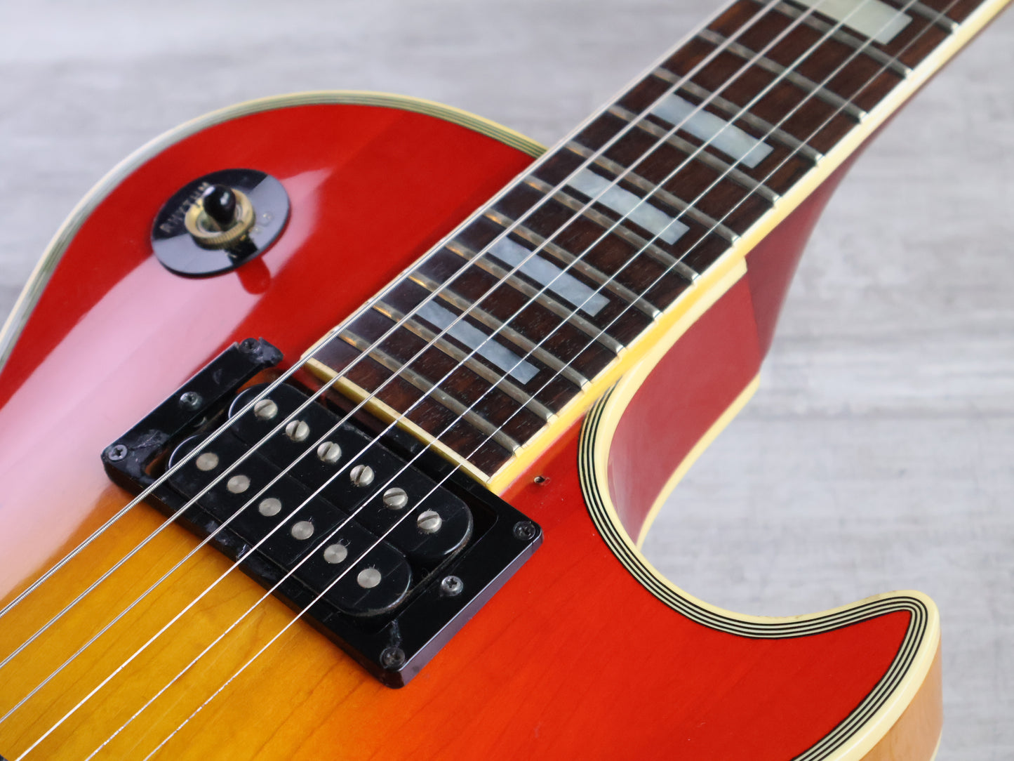 1981 Greco Japan EG-500C Super Power Les Paul Custom (Cherry Sunburst)