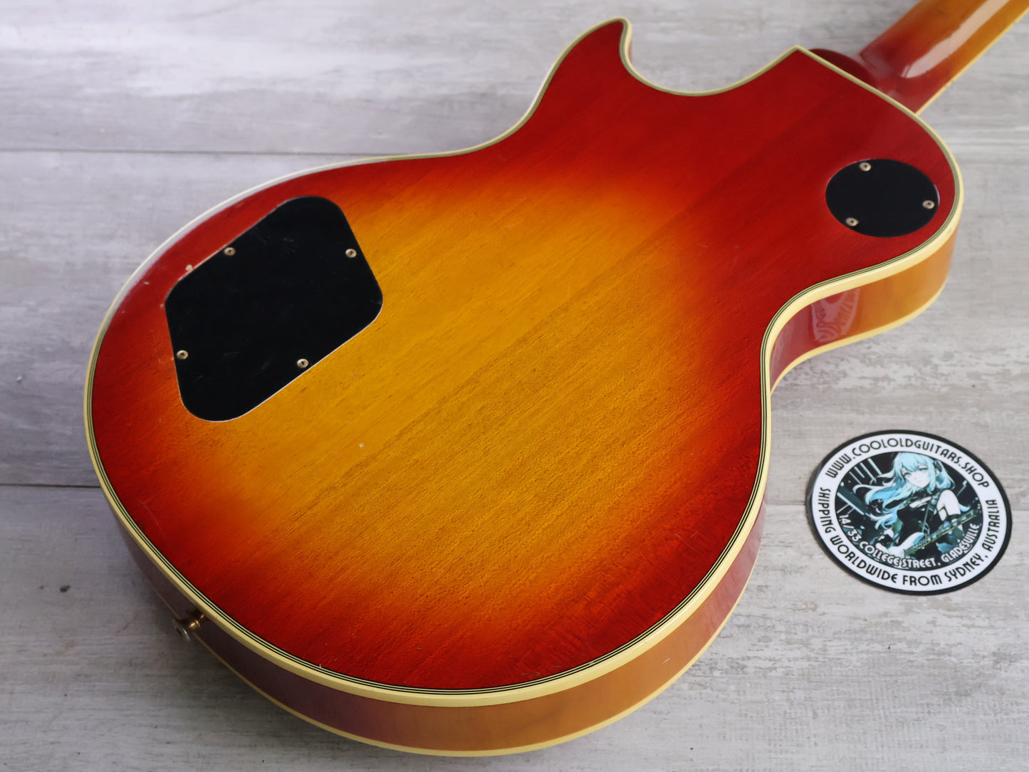 1981 Greco Japan EG-500C Super Power Les Paul Custom (Cherry Sunburst)