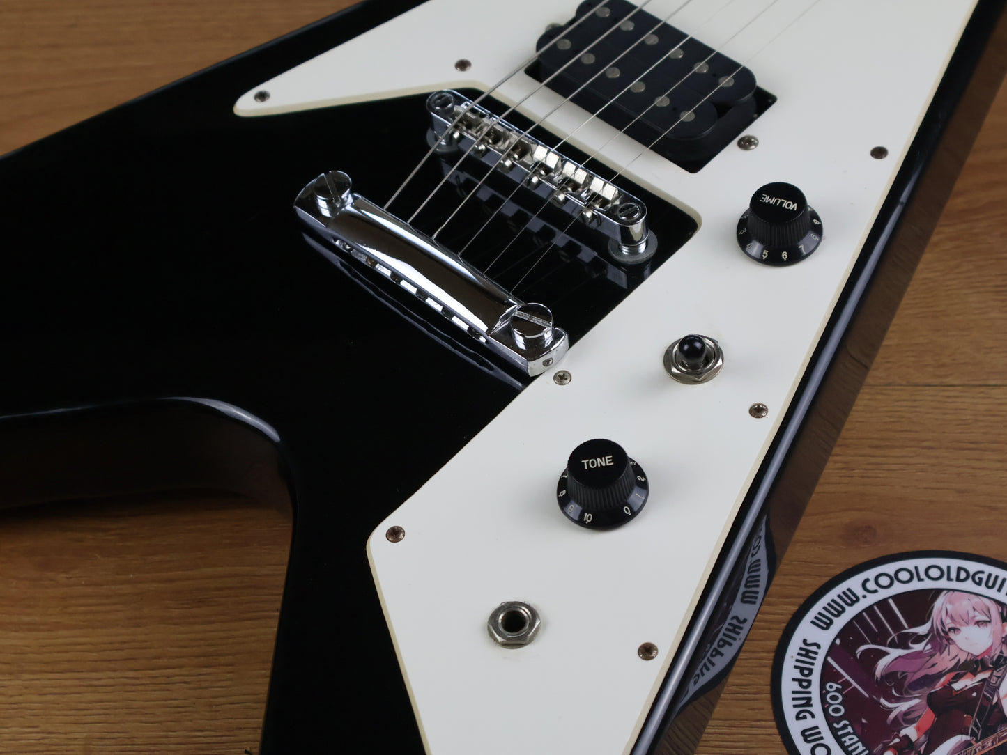 1996 Epiphone Korea '67 Reissue Flying V (Black)