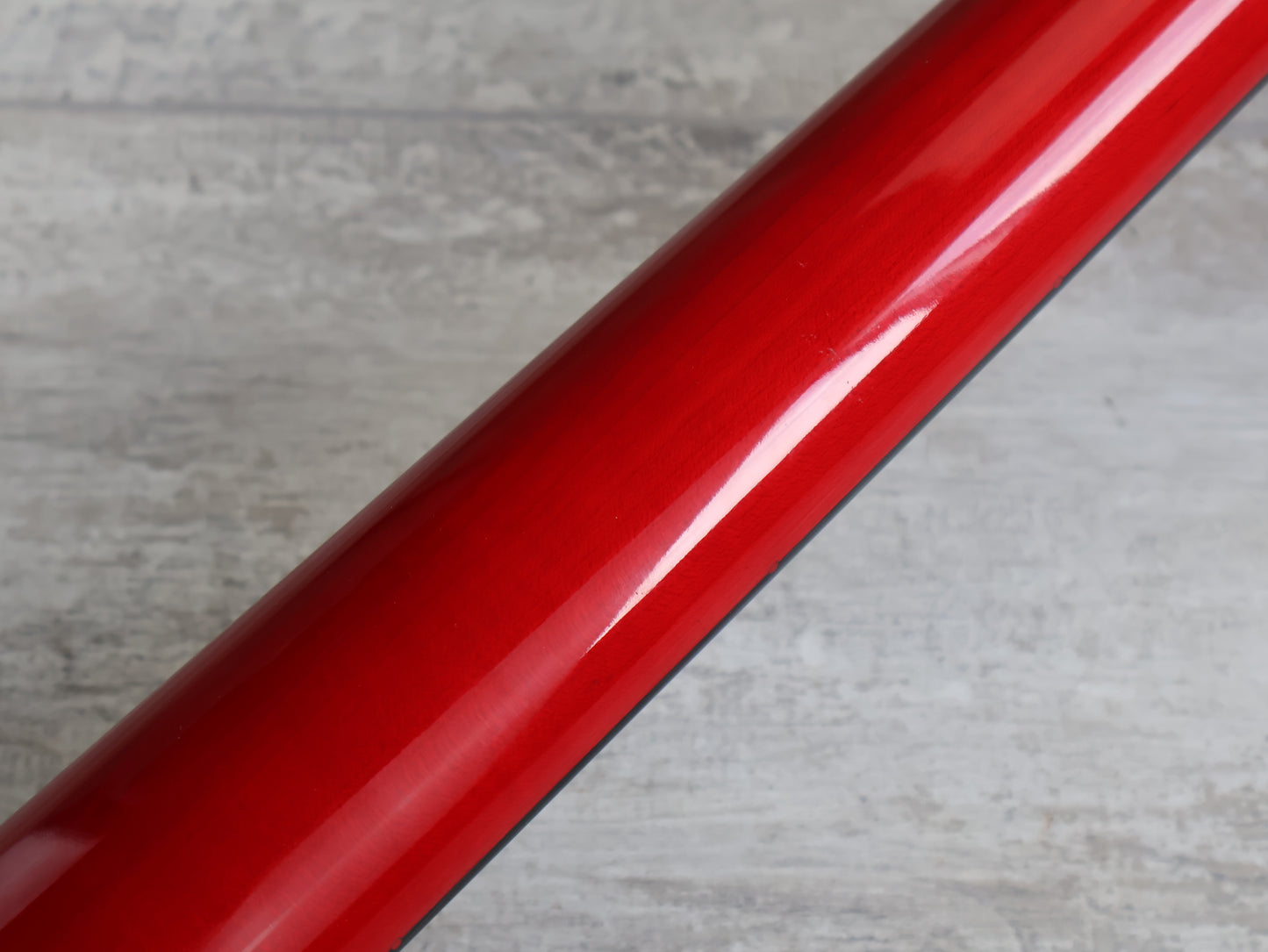 1987 Tokai Japan (Works Bass Revolution) TW-1500 Fretless Bass (Transparent Red)