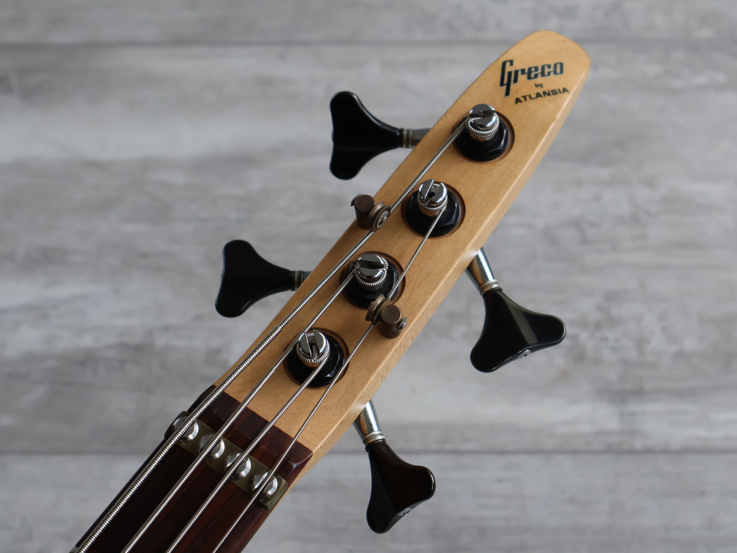 1990 Greco (by Atlansia) Stealth Deluxe Bass (Wine Red)