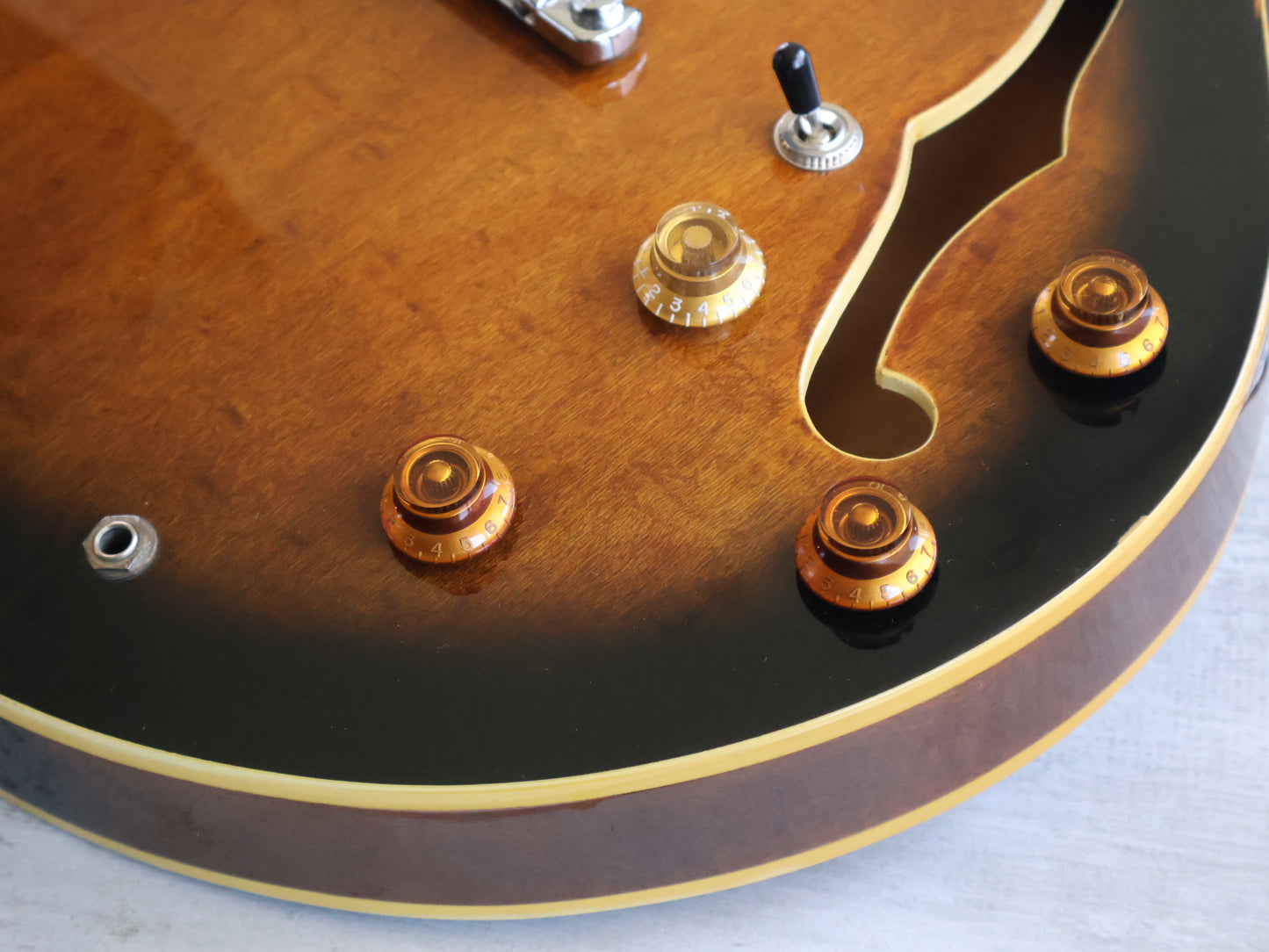 1989 Samick SA-1 Japanese Market ES-335 Semi Hollowbody (Brown Sunburst)