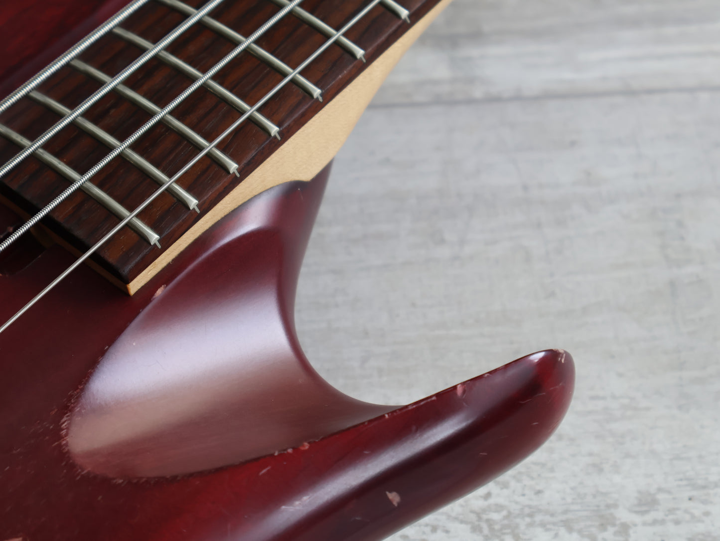 1990 Greco (by Atlansia) Stealth Deluxe Bass (Wine Red)