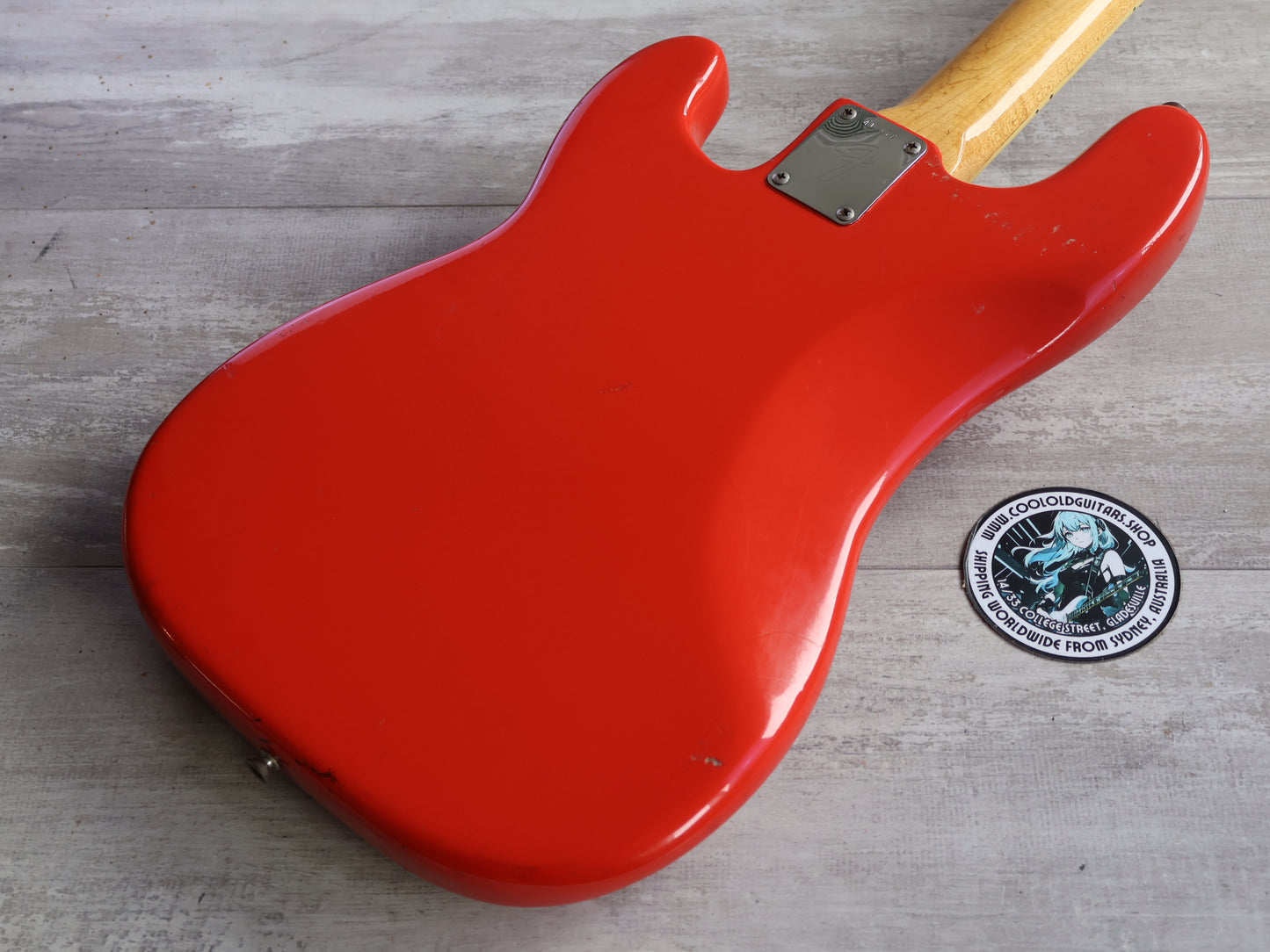 1973 Fender USA Jazz Bass Neck/Precision Bass (Fiesta Red)
