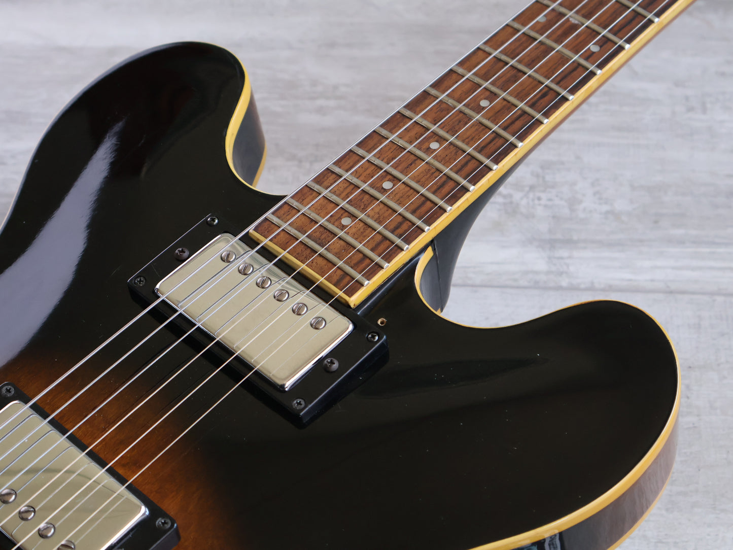 1989 Samick SA-1 Japanese Market ES-335 Semi Hollowbody (Brown Sunburst)