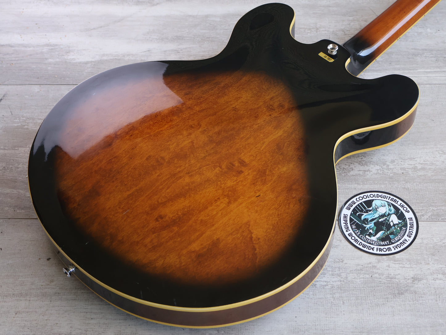 1989 Samick SA-1 Japanese Market ES-335 Semi Hollowbody (Brown Sunburst)